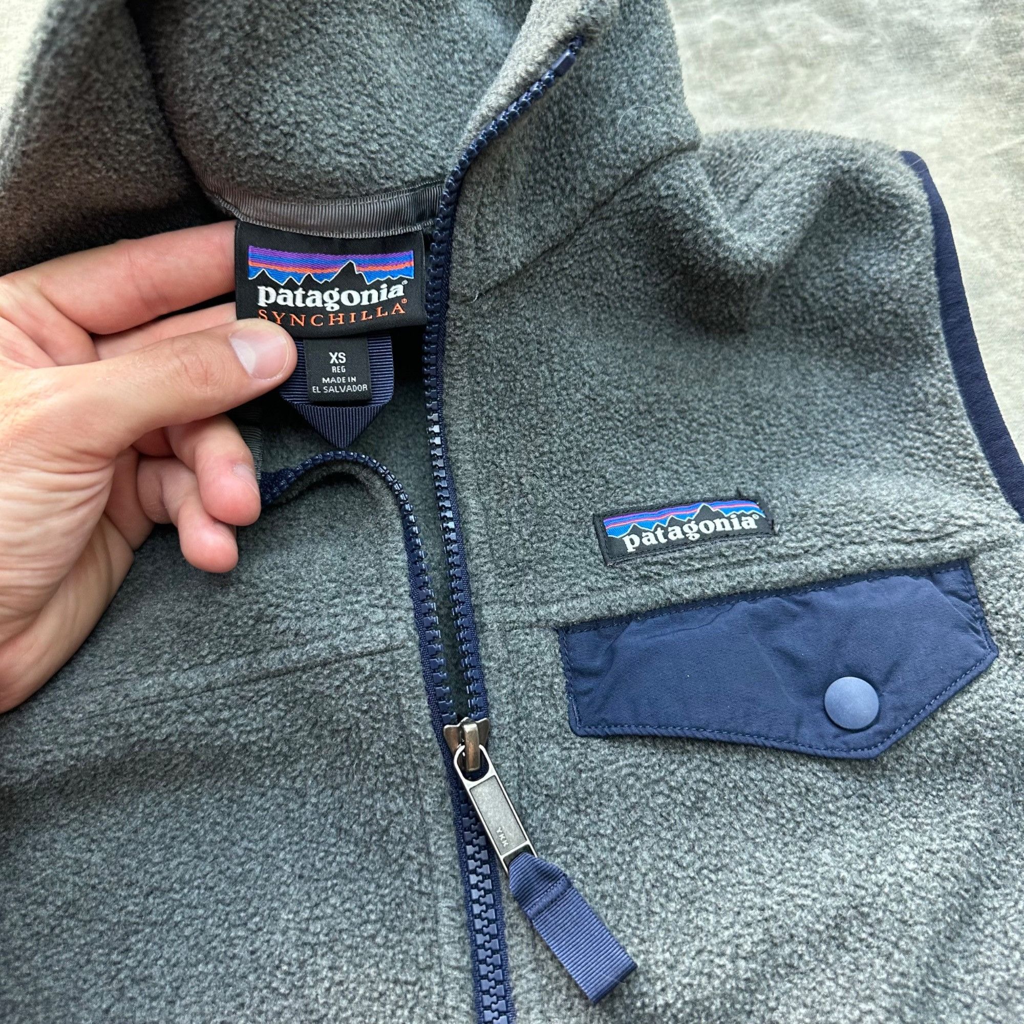 Patagonia × Vintage Vintage Patagonia Synchilla Zip Up Fleece Vest Jacket Size US XS / EU 42 / 0 - 4 Thumbnail