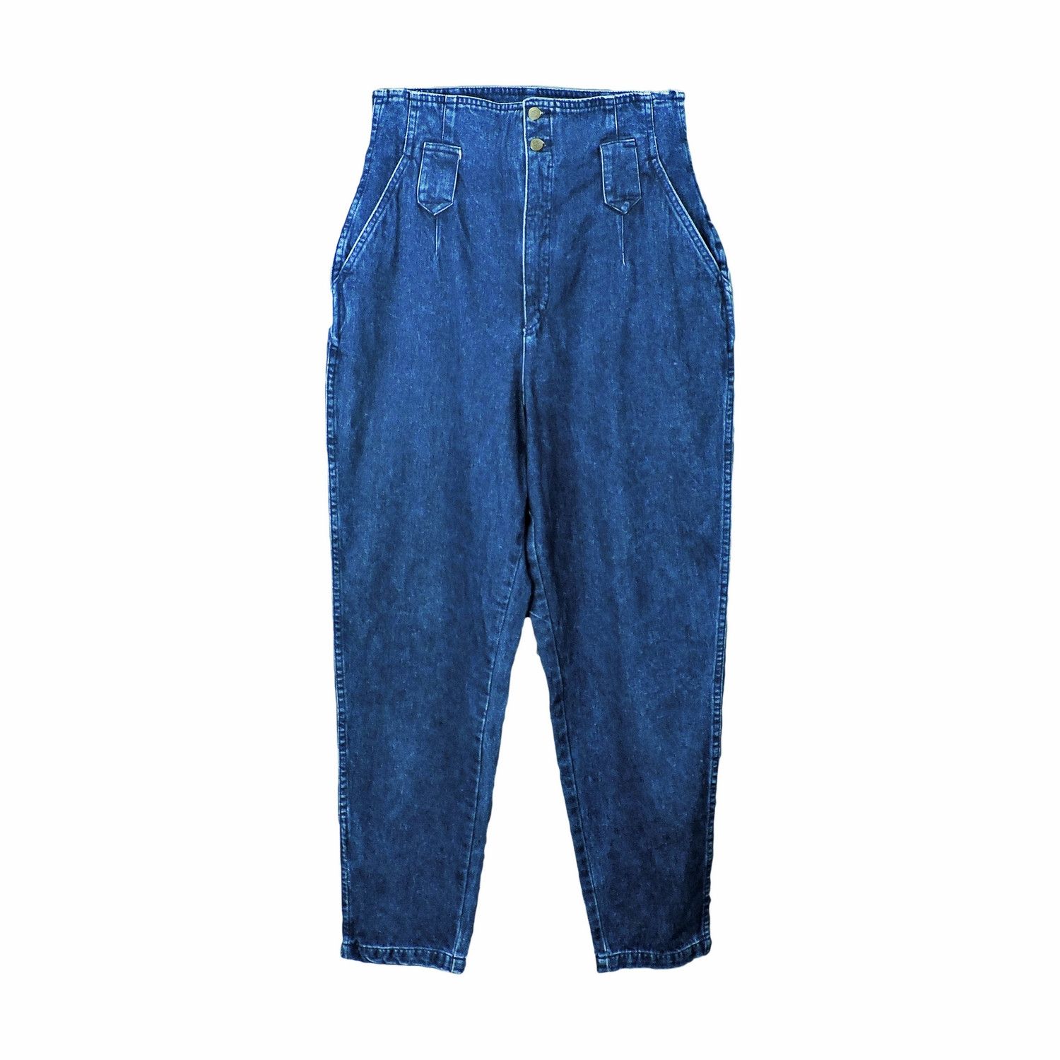 Issey Miyake ISSEY MIYAKE HIGH WAIST TAPERED DENIM LONG PANTS Size 29" - 1 Thumbnail