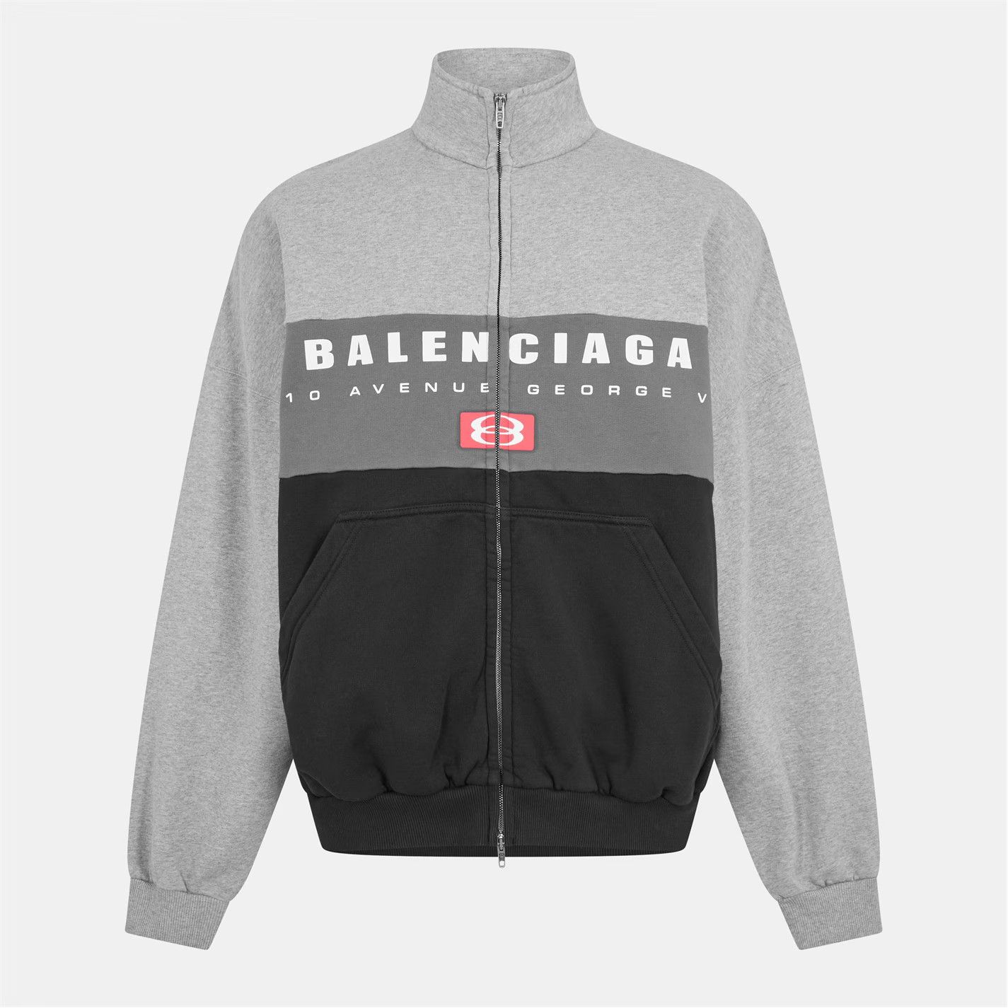 Balenciaga o1g2r1mq0226 Bal Zipped Weather-Resistant Jacket Mutlicolor Size US M / EU 48-50 / 2 - 1 Thumbnail
