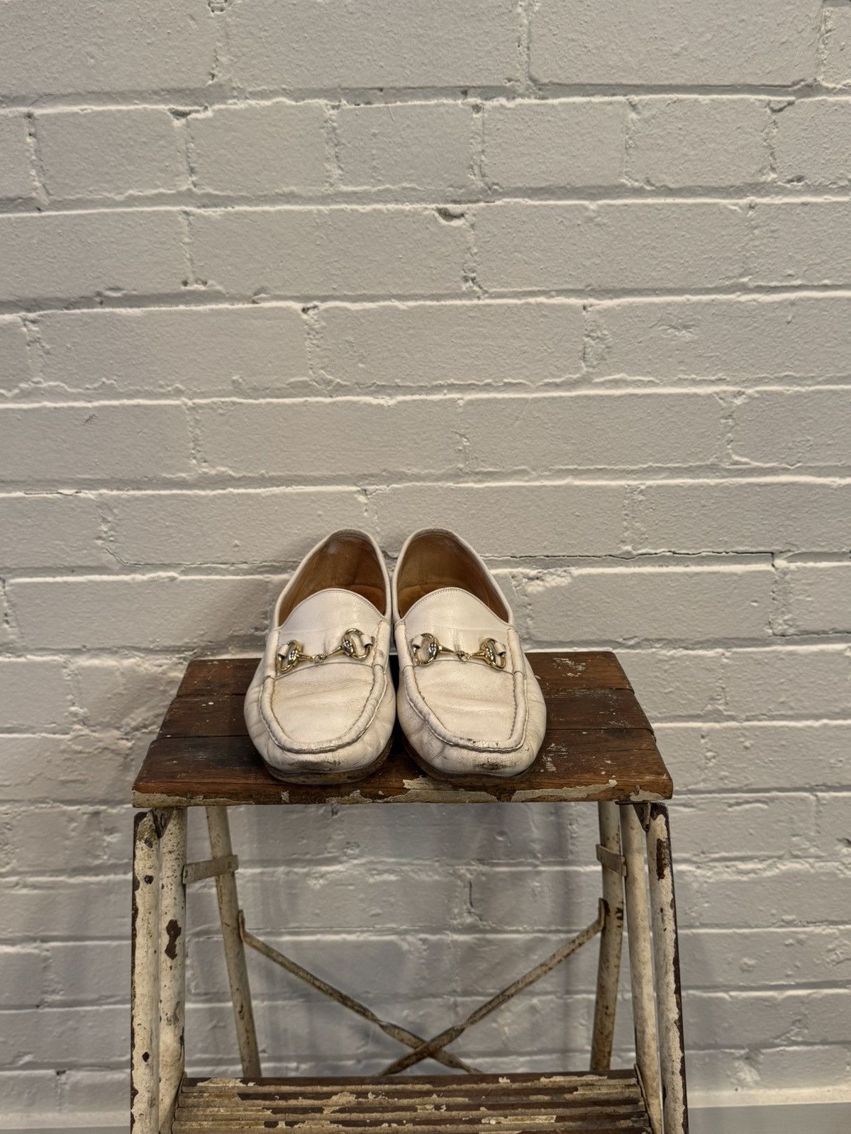 Church's White Horsebit Loafers