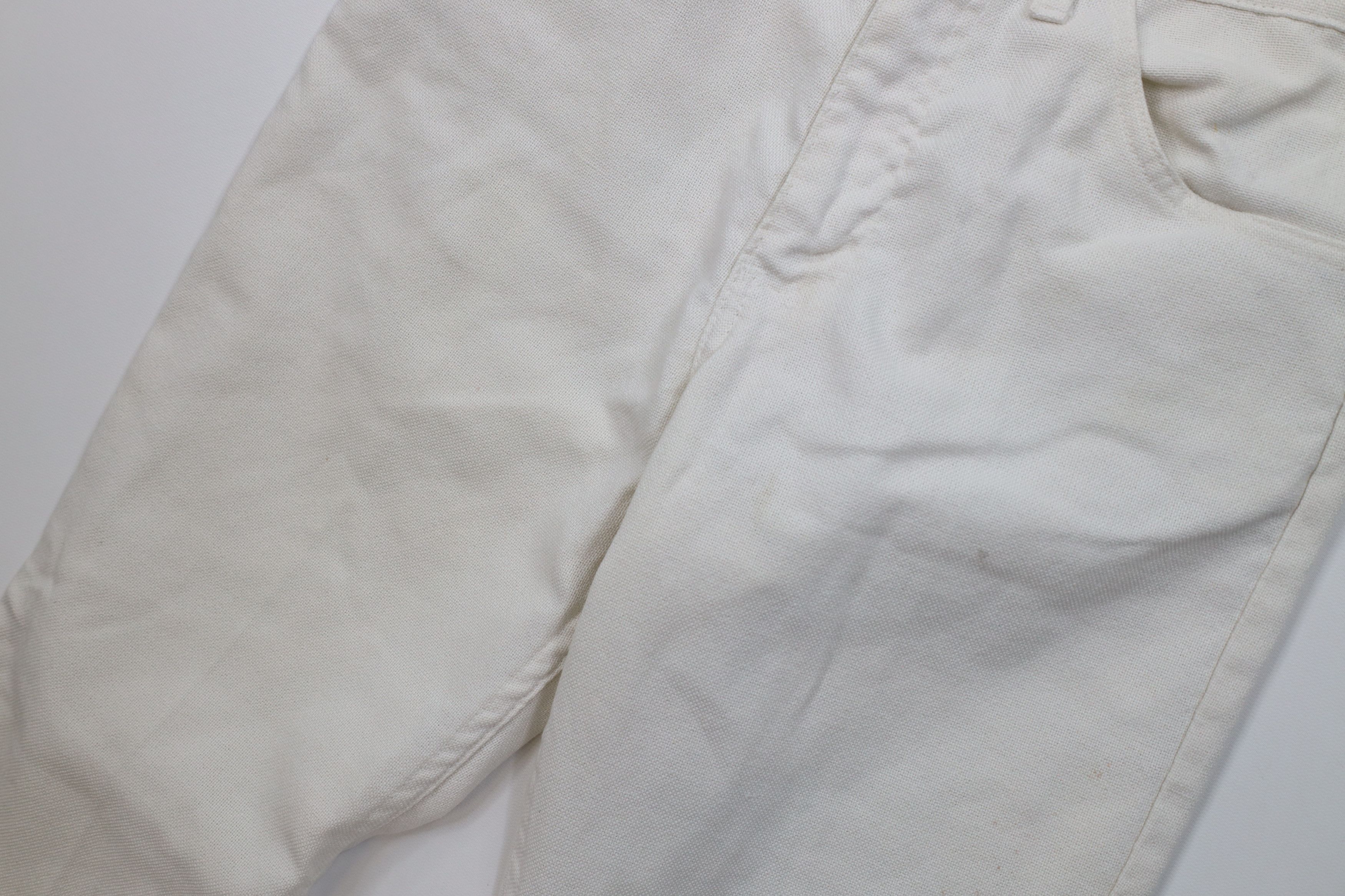 Levi's Vintage 50s 60s Levis Big E Wide Leg Chino Pants White USA Size US 30 / EU 46 - 8 Thumbnail