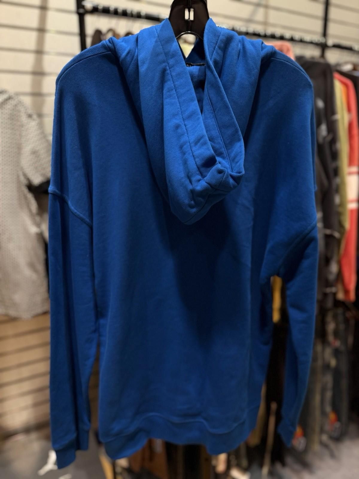 Givenchy Size M - Givenchy Men's Blue Logo- Print Hoodie Sweatshirt Size US M / EU 48-50 / 2 - 6 Thumbnail
