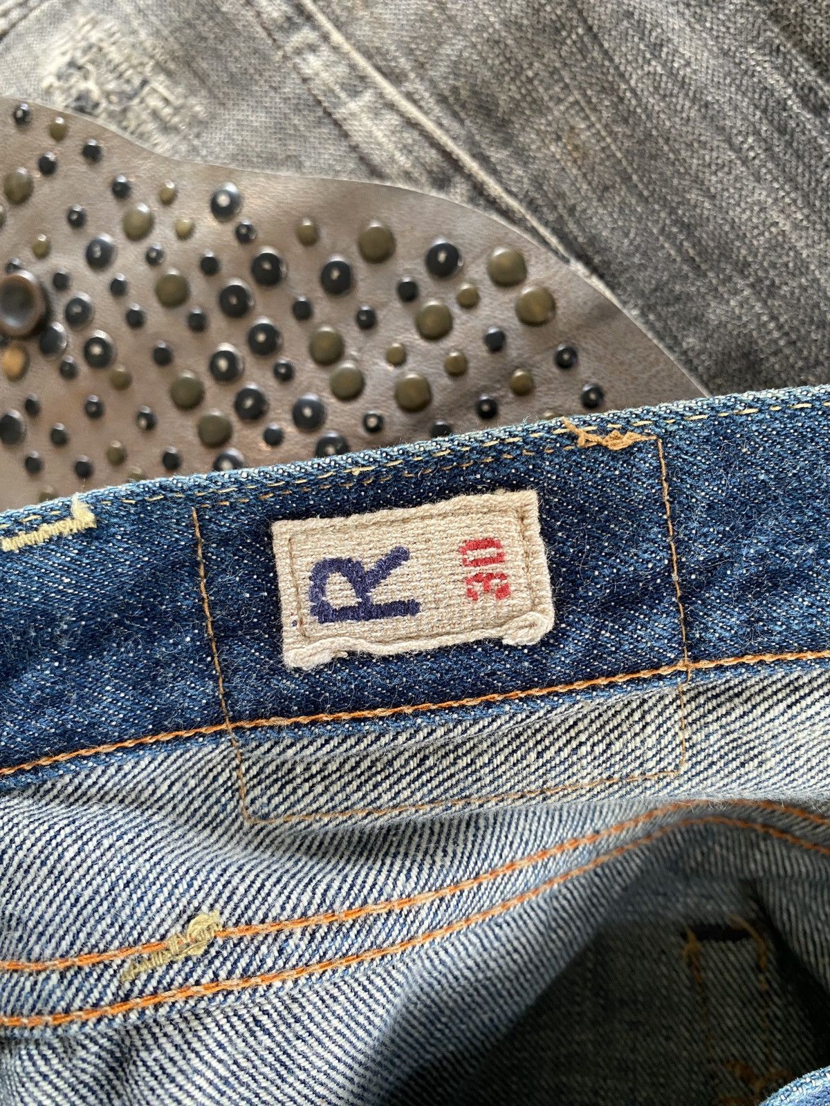 Japanese Vintage 45RPM Indigo Blue Denim
