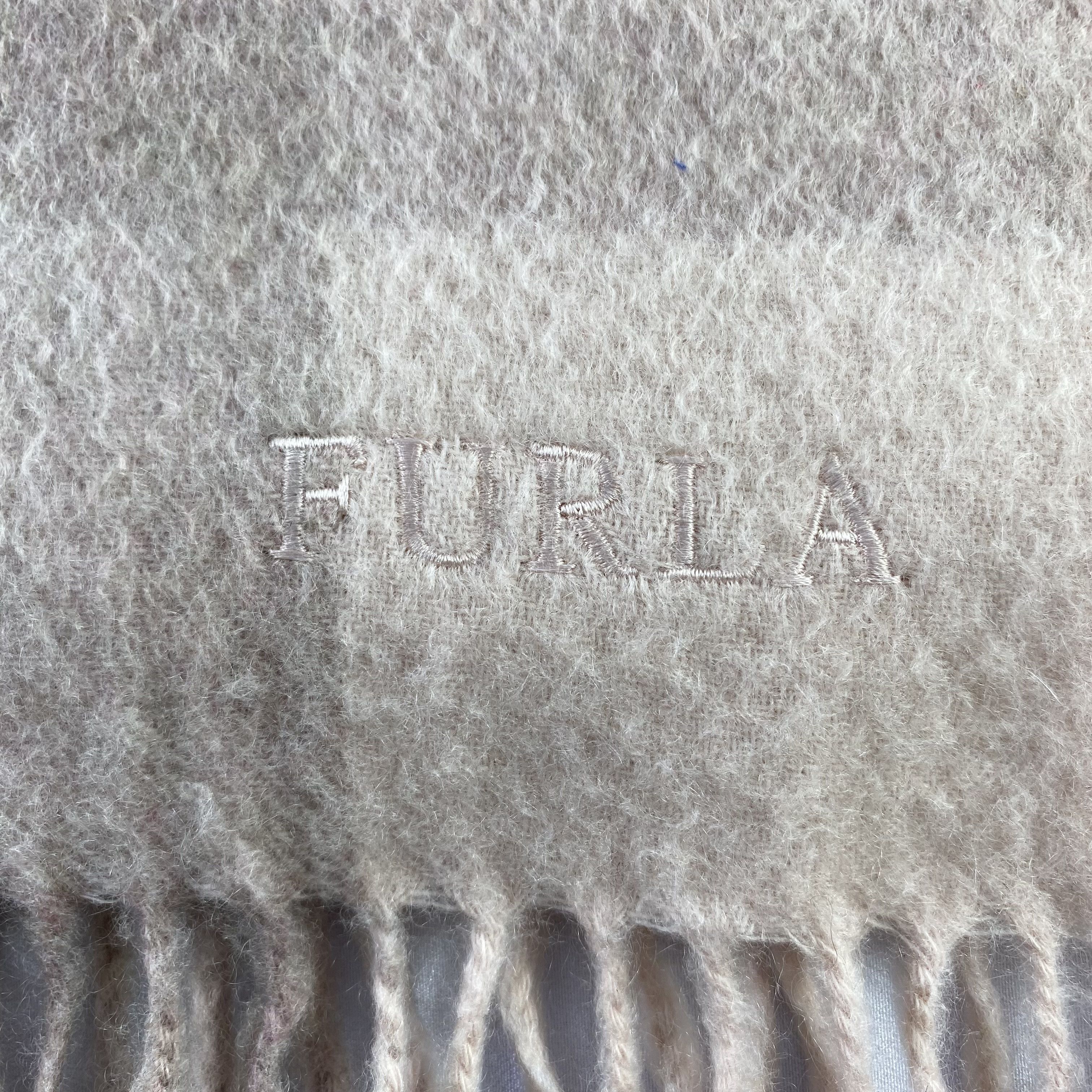 Furla Furla Scarf Plaid Neck Wrap Cashmere Muffler Size ONE SIZE - 2 Thumbnail