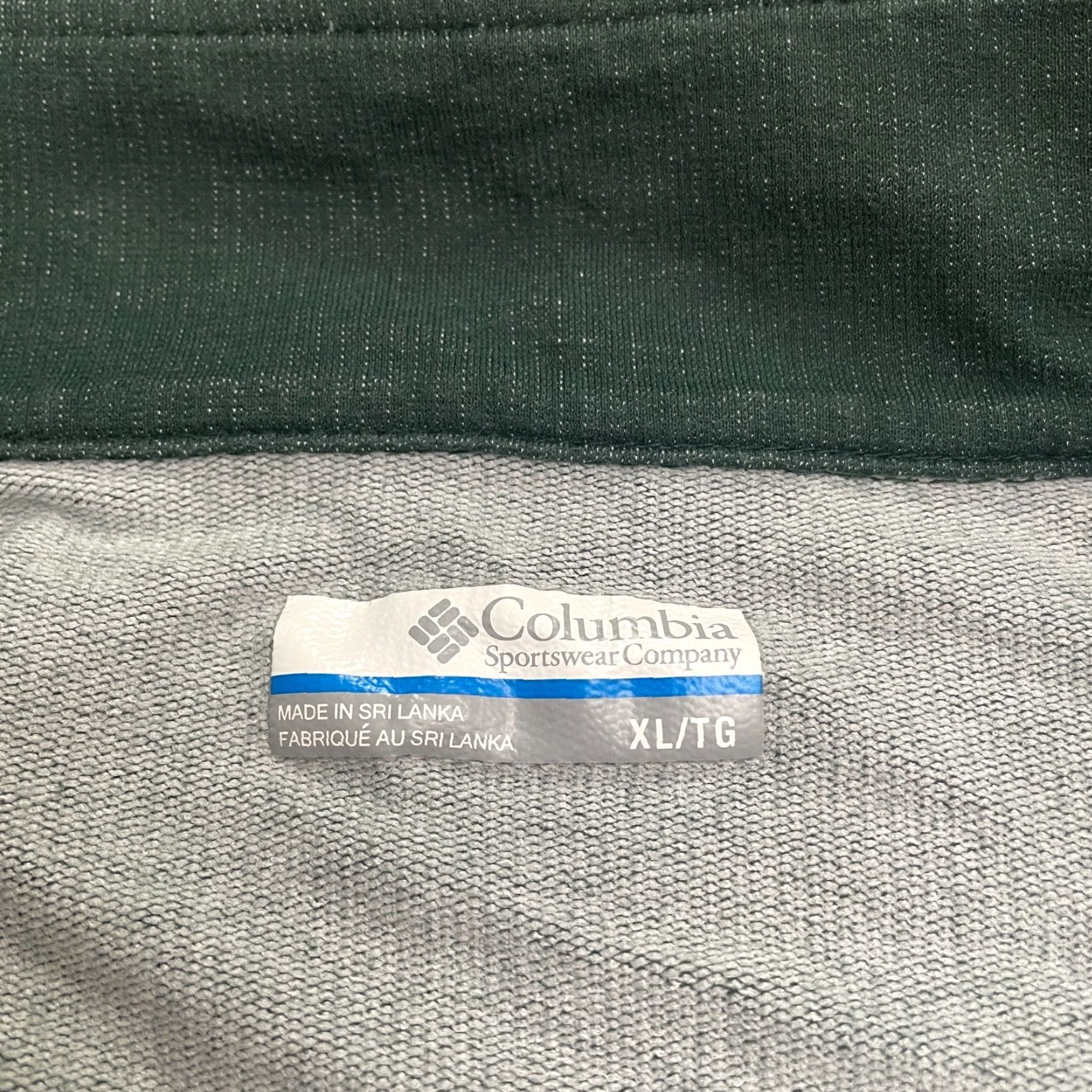 Vintage Columbia Sweatshirt Mens XL Green 1/4 Zip Pullover Cotton Blend Outdoor Casual Shirt? Size US XL / EU 56 / 4 - 5 Thumbnail