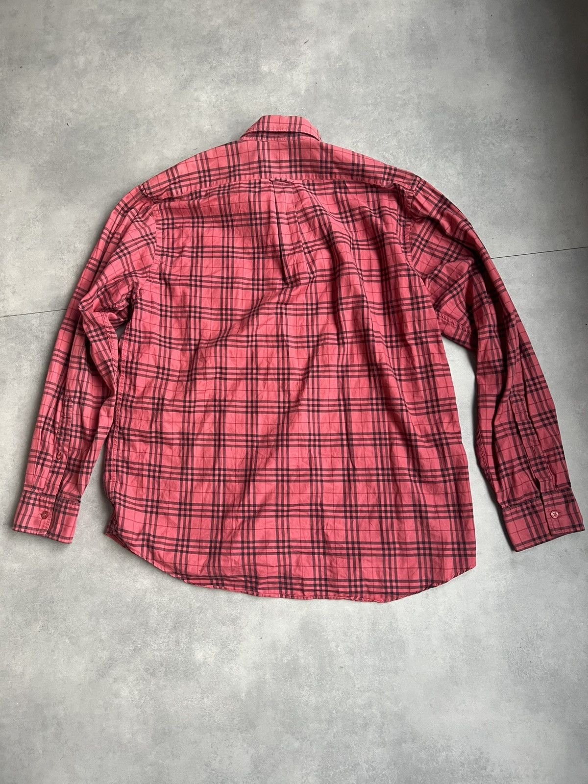Burberry Burberry Vintage Plaid T-Shirt Size US L / EU 52-54 / 3 - 5 Thumbnail