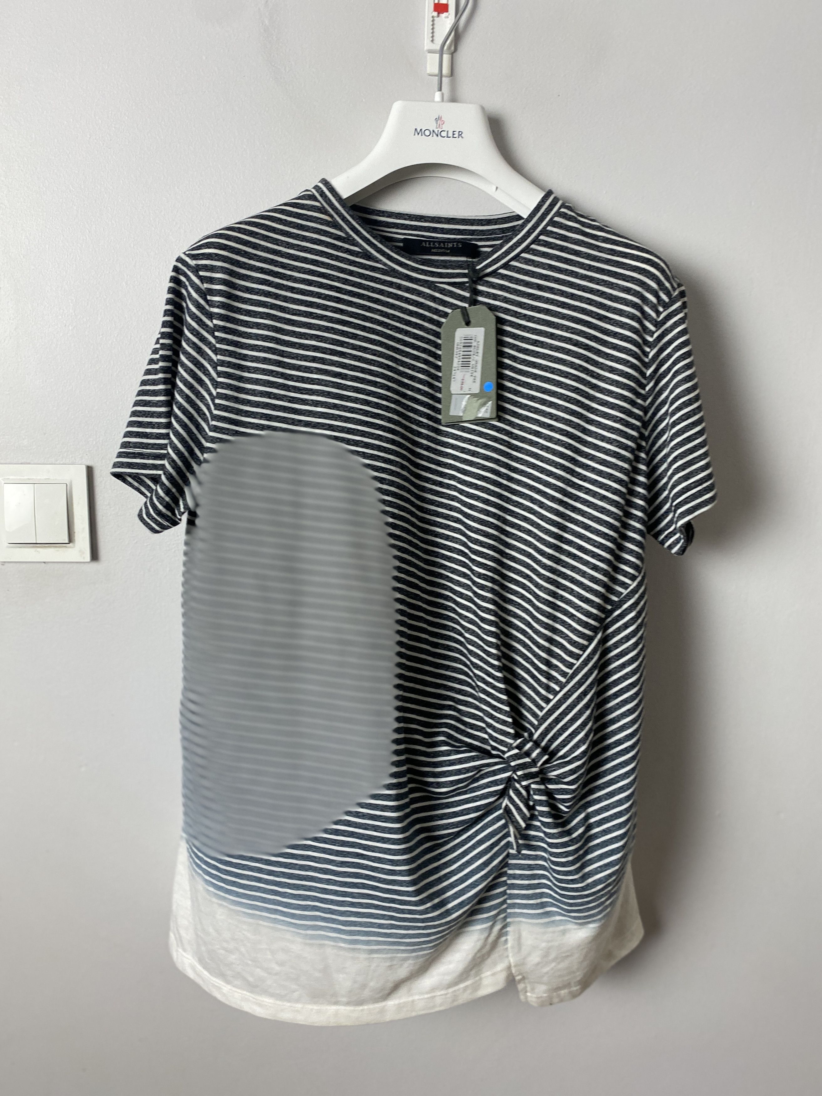 Allsaints All Saints Ahley Grade tee t-shirt tee ombre striped Size M / US 6-8 / IT 42-44 - 2 Thumbnail