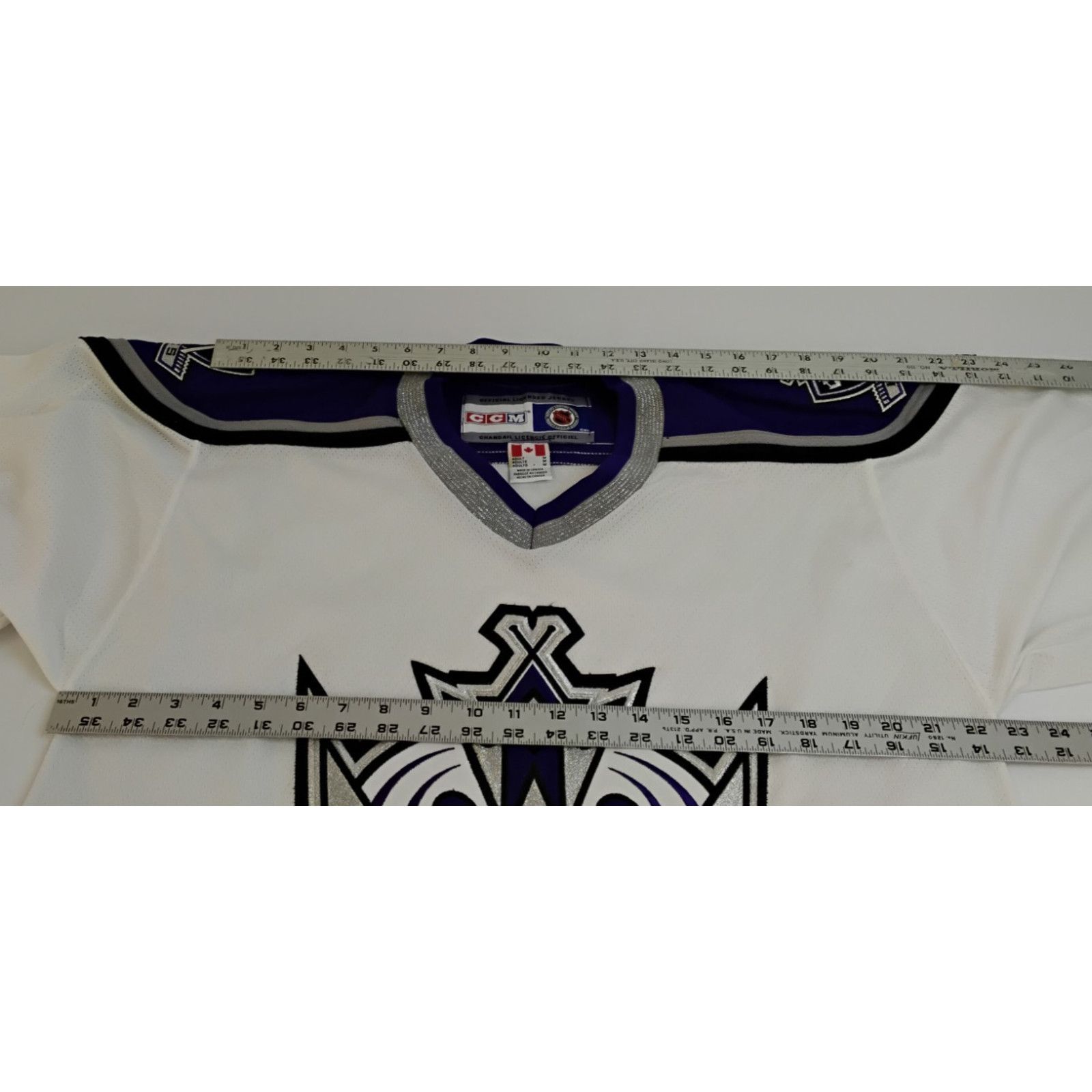 Ccm Los Angeles Kings CCM Jersey S M Purple Crown Patch VTG Rare Size US M / EU 48-50 / 2 - 17 Thumbnail