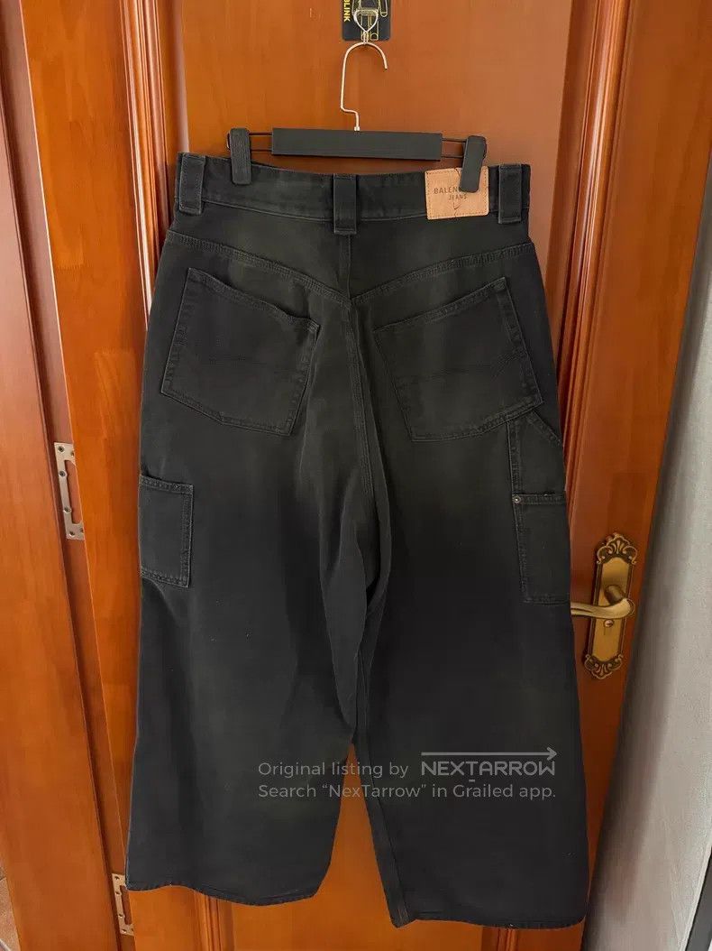 Balenciaga Balenciaga Size XS Deconstructed workwear denim pants Size US 27 - 2 Thumbnail