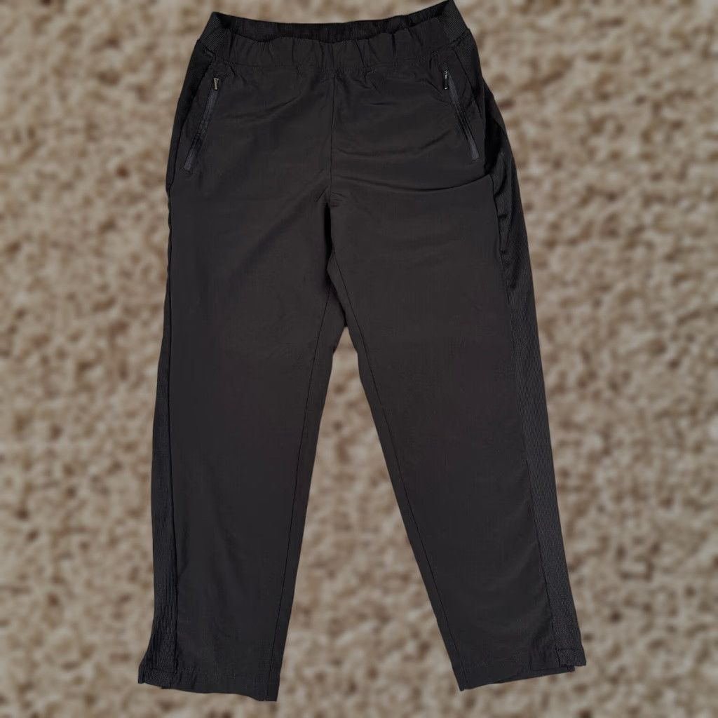 Vintage Chicos Women's Pants 2 Black Polyester Blend Stretch Straight Leg 30x26 Size 26" / US 2 / IT 38 - 1 Thumbnail