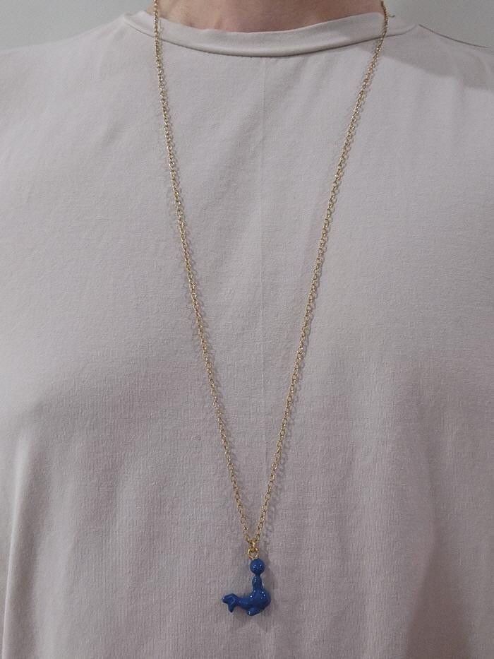 Marni marni Dolphin charm pendant necklace Size ONE SIZE - 5 Thumbnail