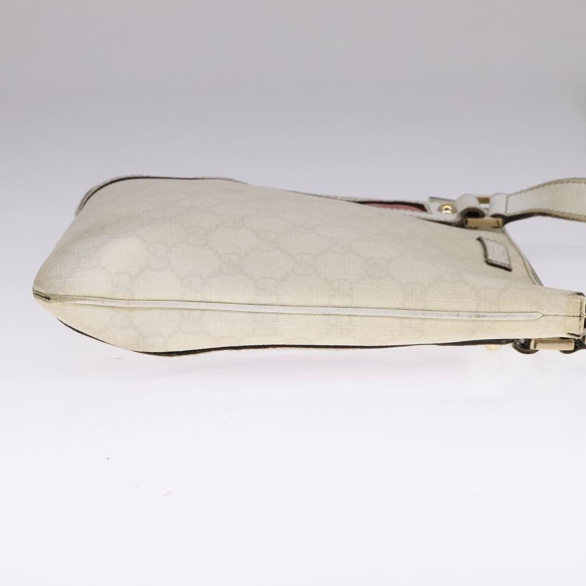 Gucci GUCCI GG Supreme Shoulder Bag Pvc White Red Gold Size ONE SIZE - 4 Thumbnail