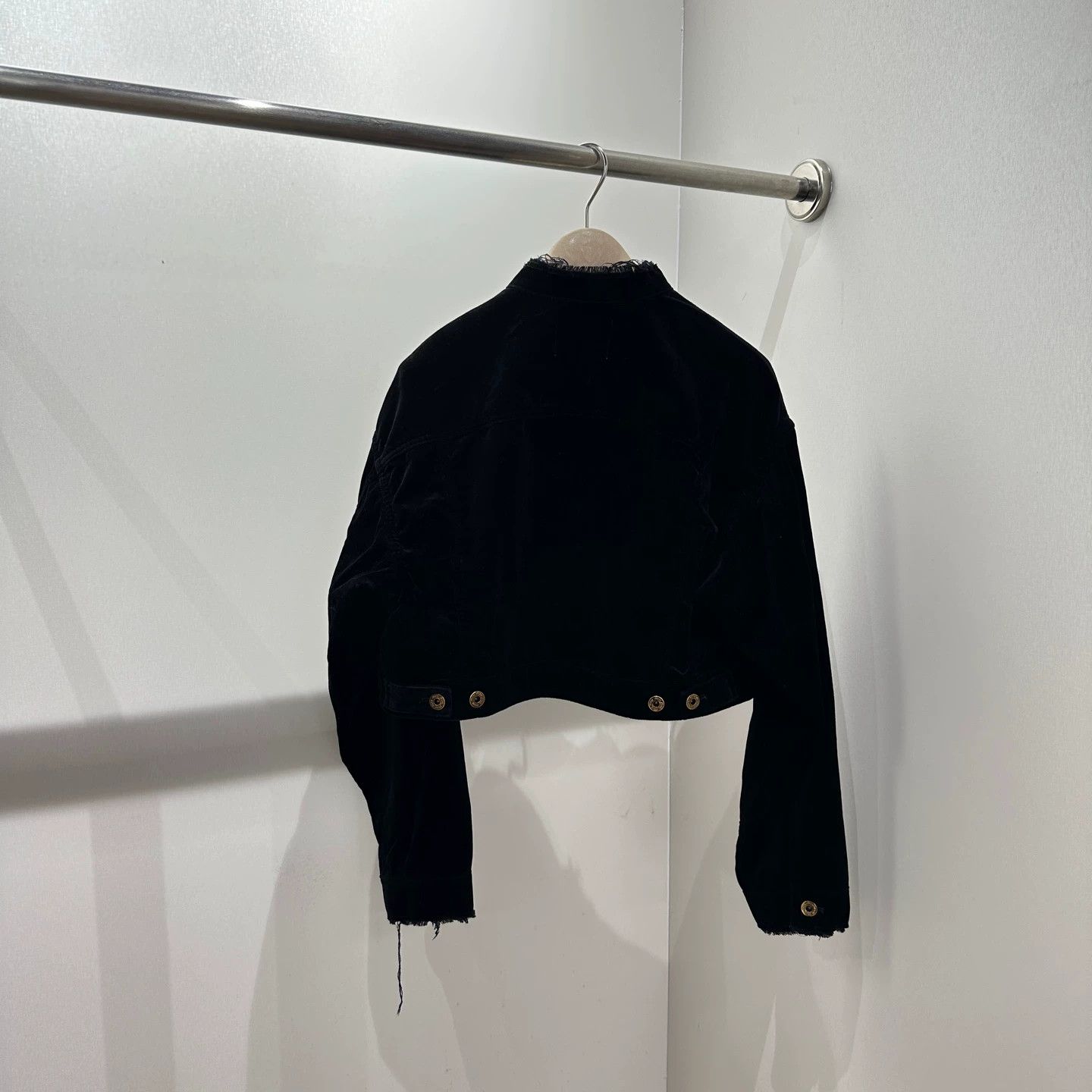 Miu Miu MIU MIU 24SS velvet logo short jacket Size S / US 4 / IT 40 - 2 Thumbnail
