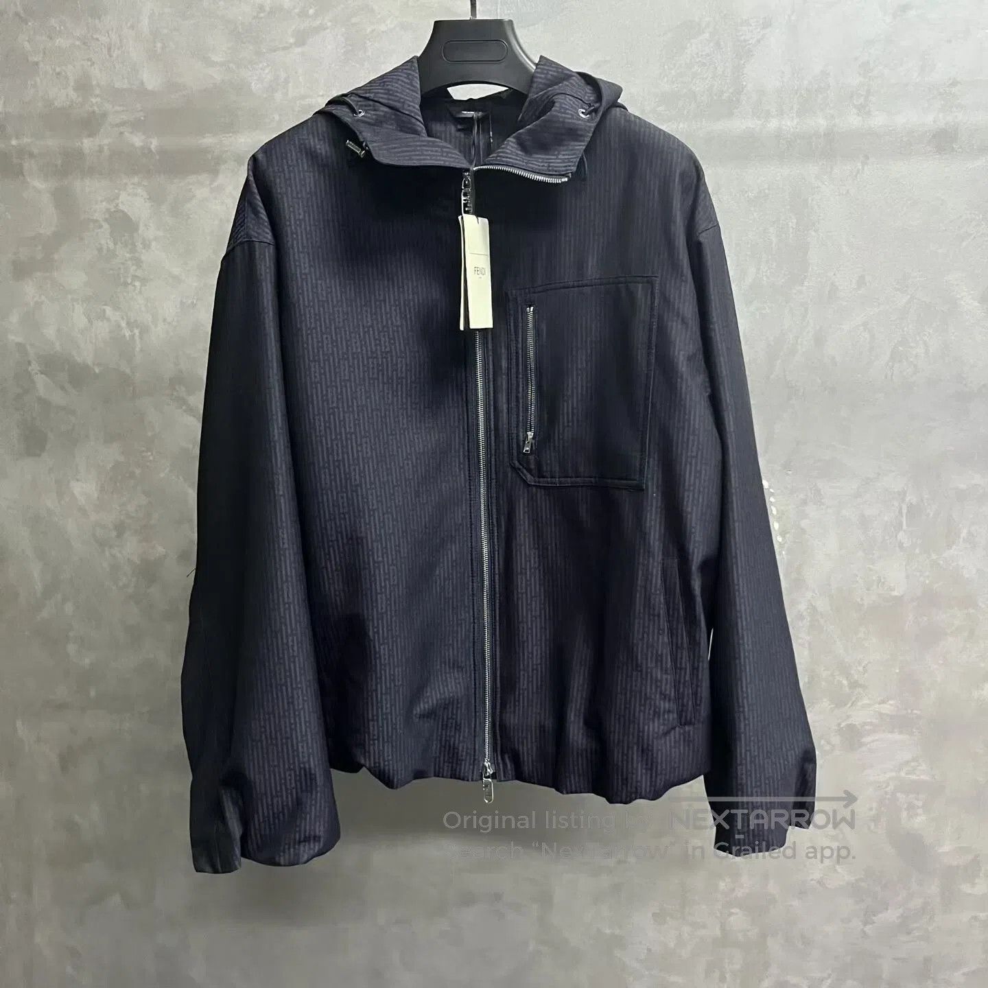 Louis Vuitton Louis Vuitton Solid-color hooded, full-zipper long-sleeve Size US L / EU 52-54 / 3 - 1 Thumbnail
