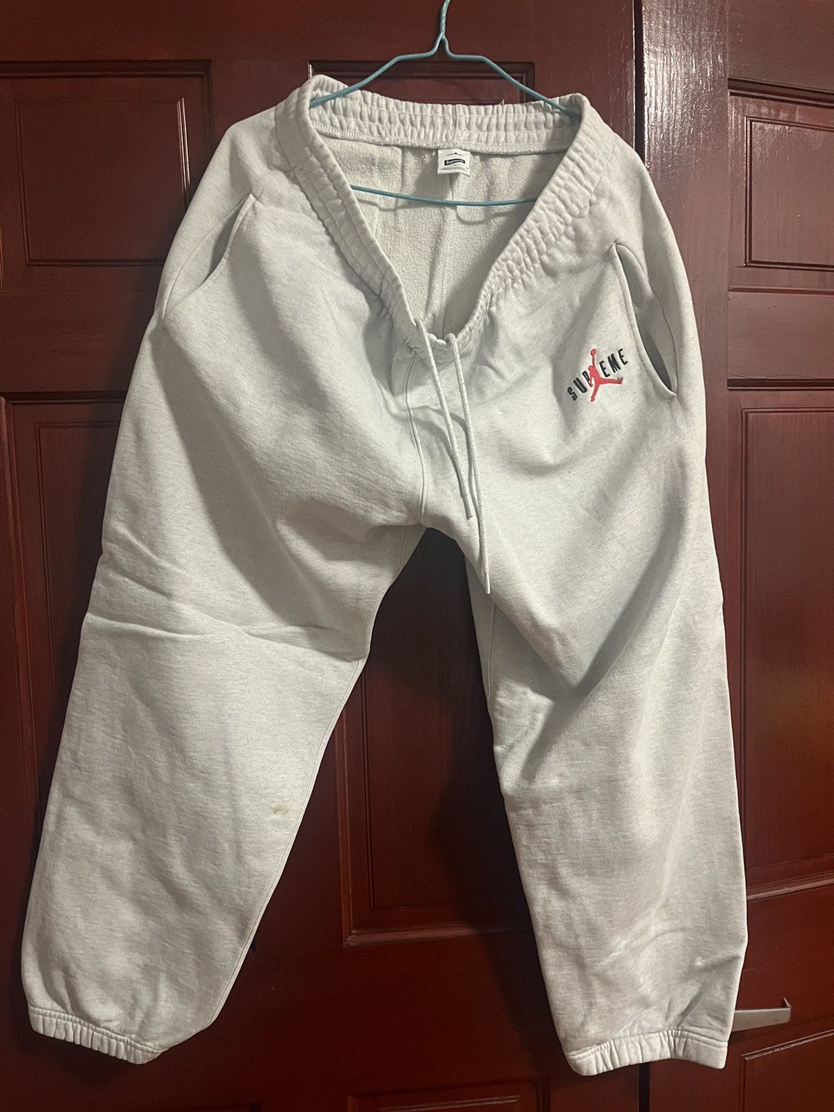 Jordan Brand × Supreme Supreme Jordan Sweatpant (FW24) Size US 34 / EU 50 - 1 Thumbnail