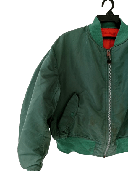 Vintage Vintage MA-1 Thrashed Flyers Reversible Jackets Made in Usa Size US L / EU 52-54 / 3 - 4 Thumbnail