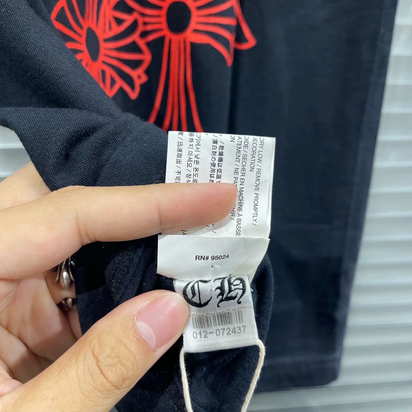 Chrome Hearts Chrome Hearts Back Red Phantom Cross Short Tee Size S / US 4 / IT 40 - 8 Thumbnail