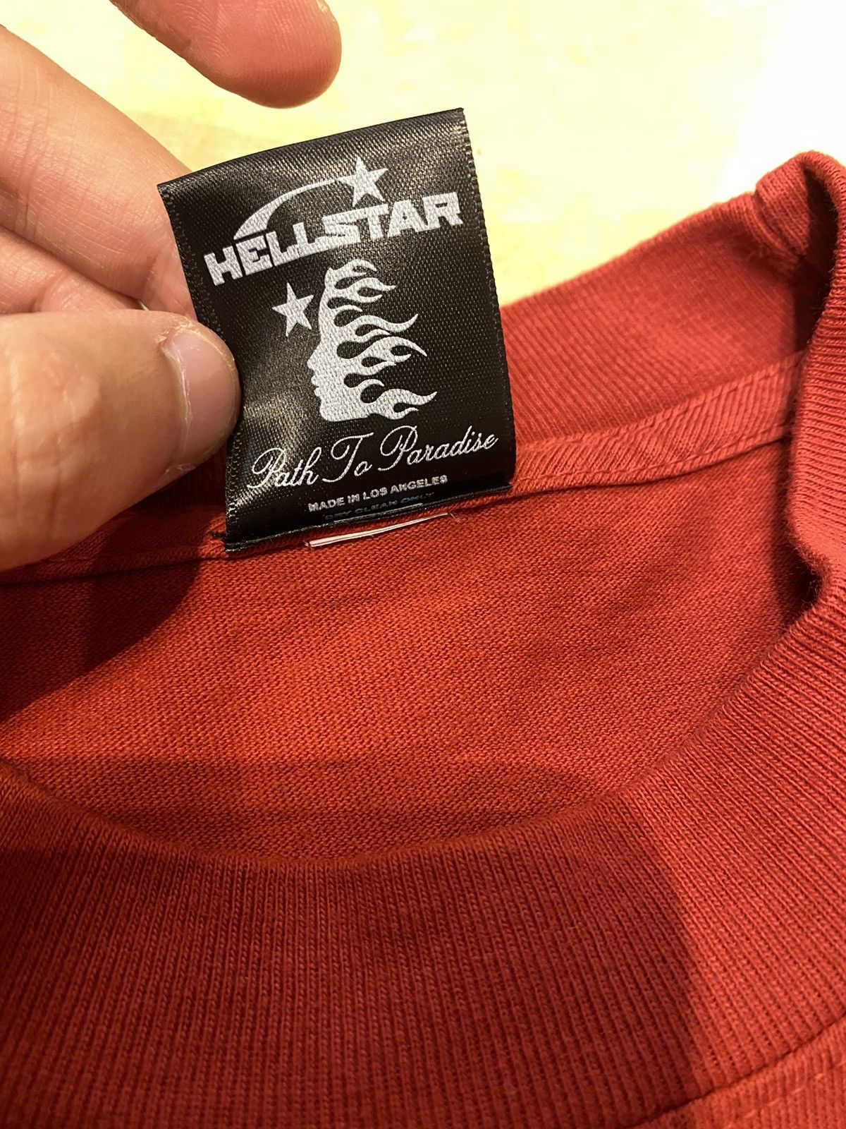 HELLSTAR Hellstar Red Cross Tee Path To Paradise M Size US M / EU 48-50 / 2 - 3 Thumbnail