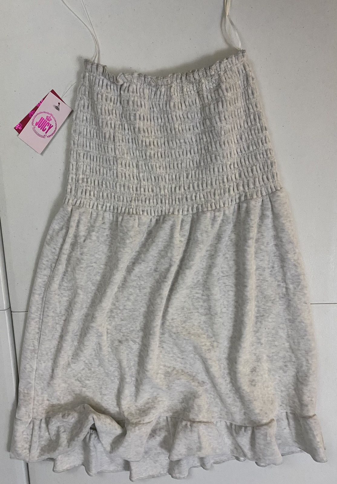 Juicy Couture Juicy By Juicy Couture Velour Strapless Sun Dress Size L NWT Size L / US 10 / IT 46 - 11 Thumbnail