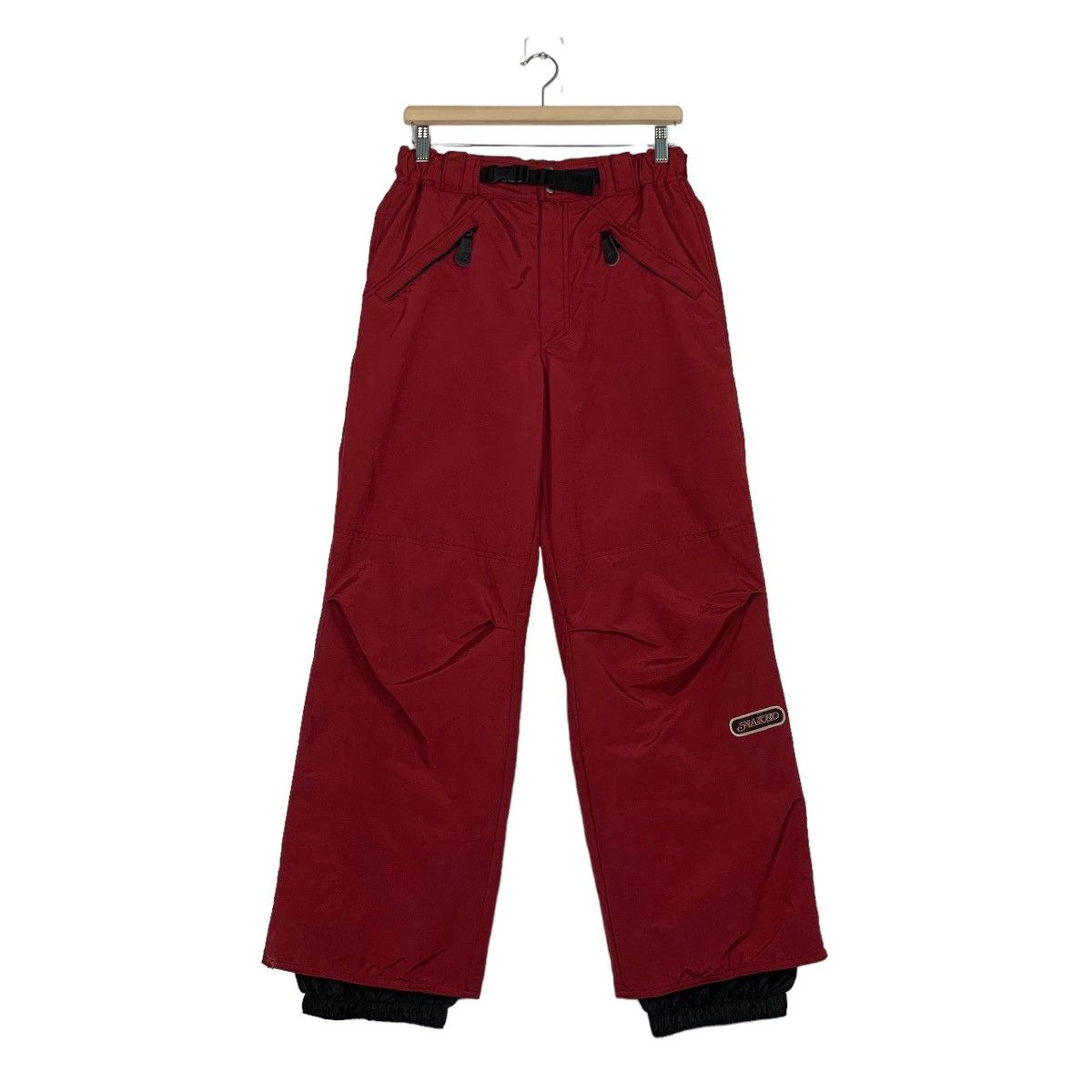 Japanese Brand NAKED Snow Board Wear Embroidery Logo Red Ski Pant #1002-C45 Size US 28 / EU 44 - 1 Thumbnail