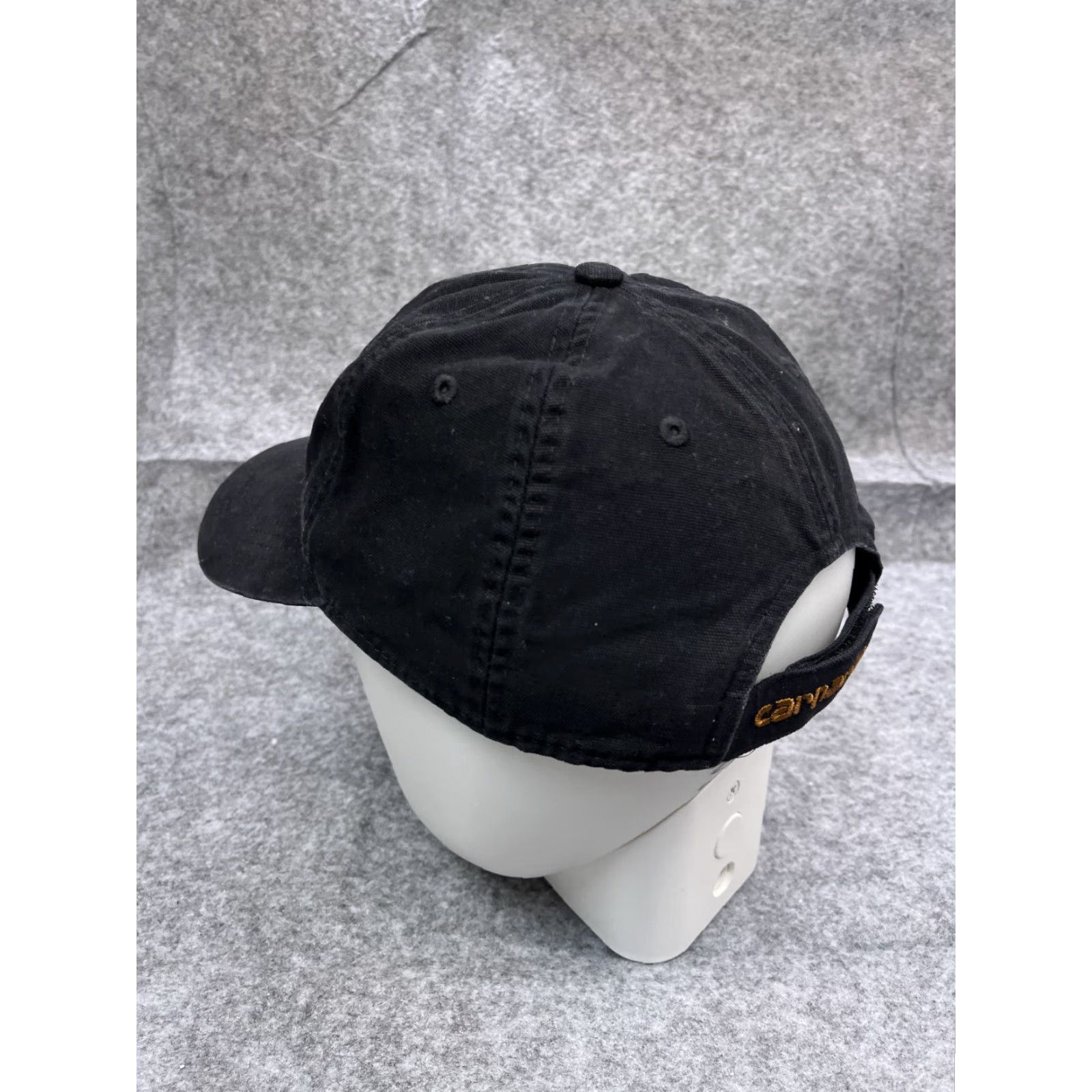 Carhartt VINTAGE Carhartt Baseball Cap Hat Adult One Size Black Cotton Logo Outdoor Workwear Size ONE SIZE - 5 Thumbnail