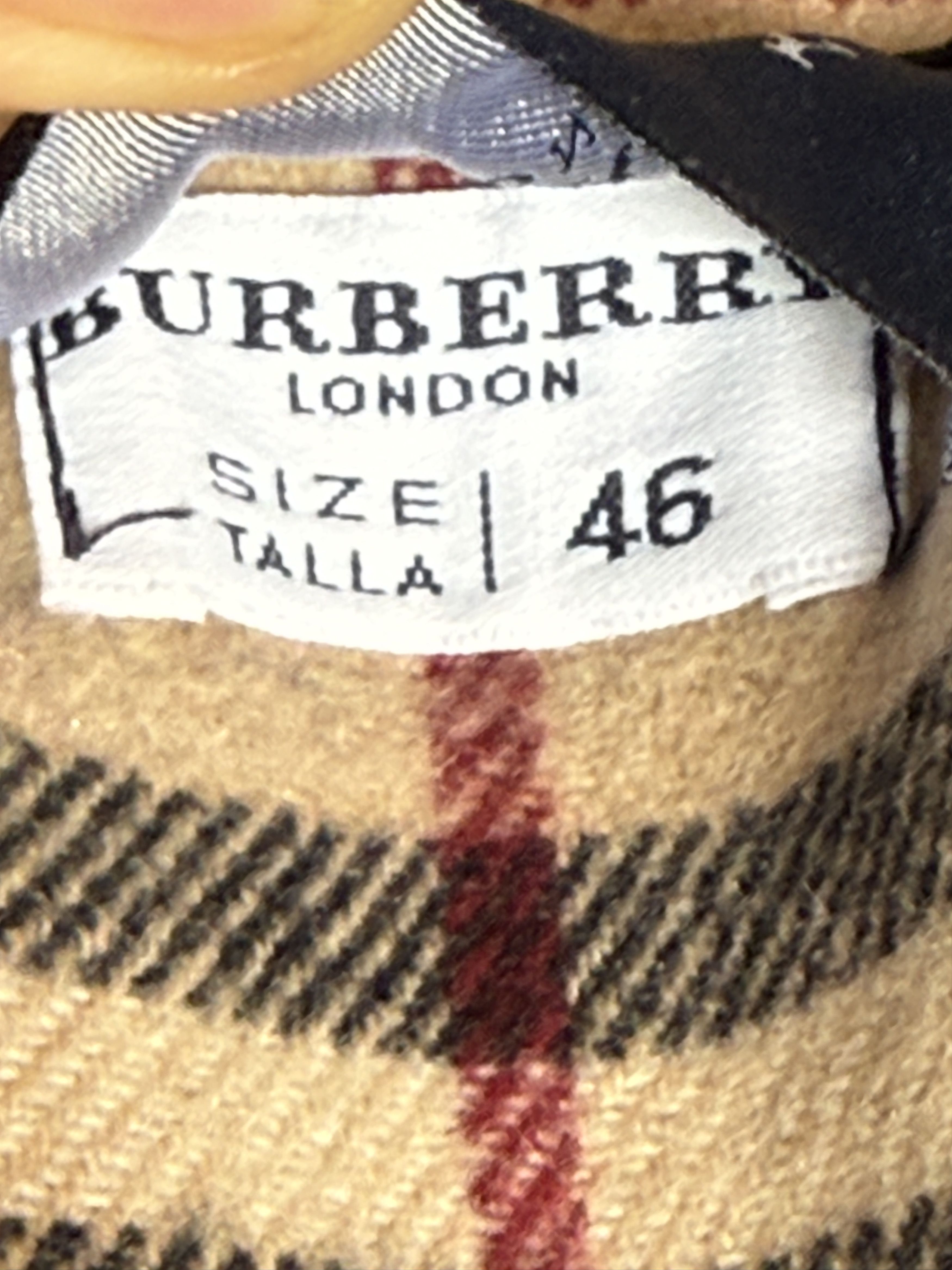 Burberry Burberry burgundy nova check wool down jacket zip up Size L / US 10 / IT 46 - 13 Thumbnail