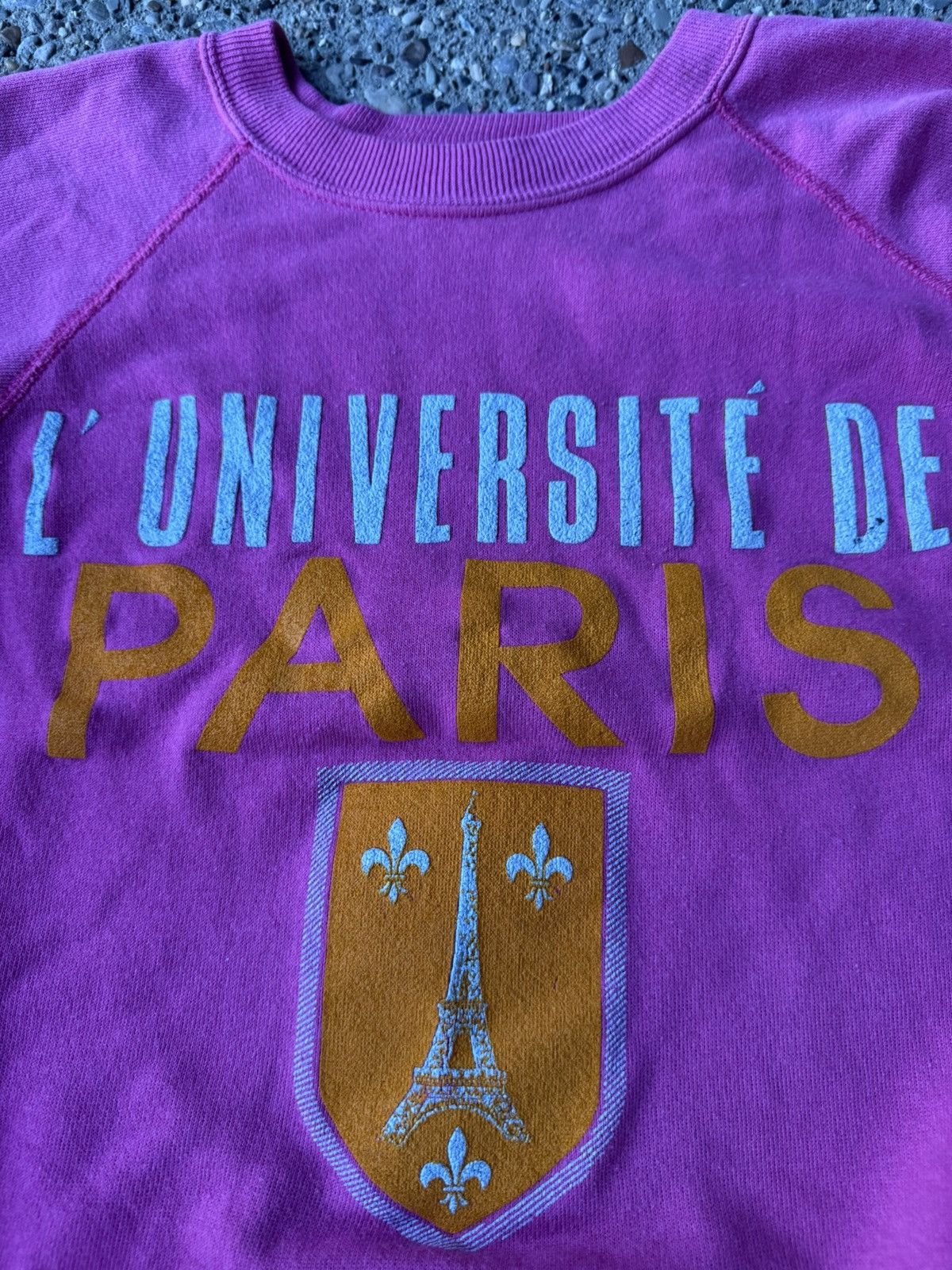 Vintage Vintage L’ Université De Paris Graphic sweatshirt Size US L / EU 52-54 / 3 - 4 Thumbnail