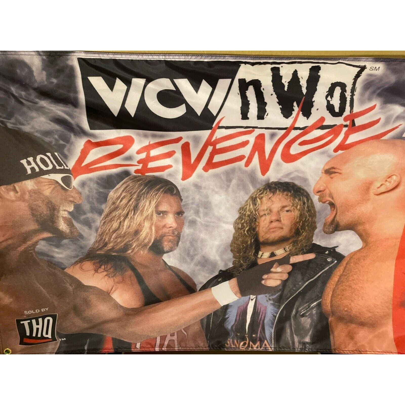 Other WCW Vs NWO Revenge Nintendo N64 5ft Flag Banner Poster 1998 Size ONE SIZE - 3 Thumbnail