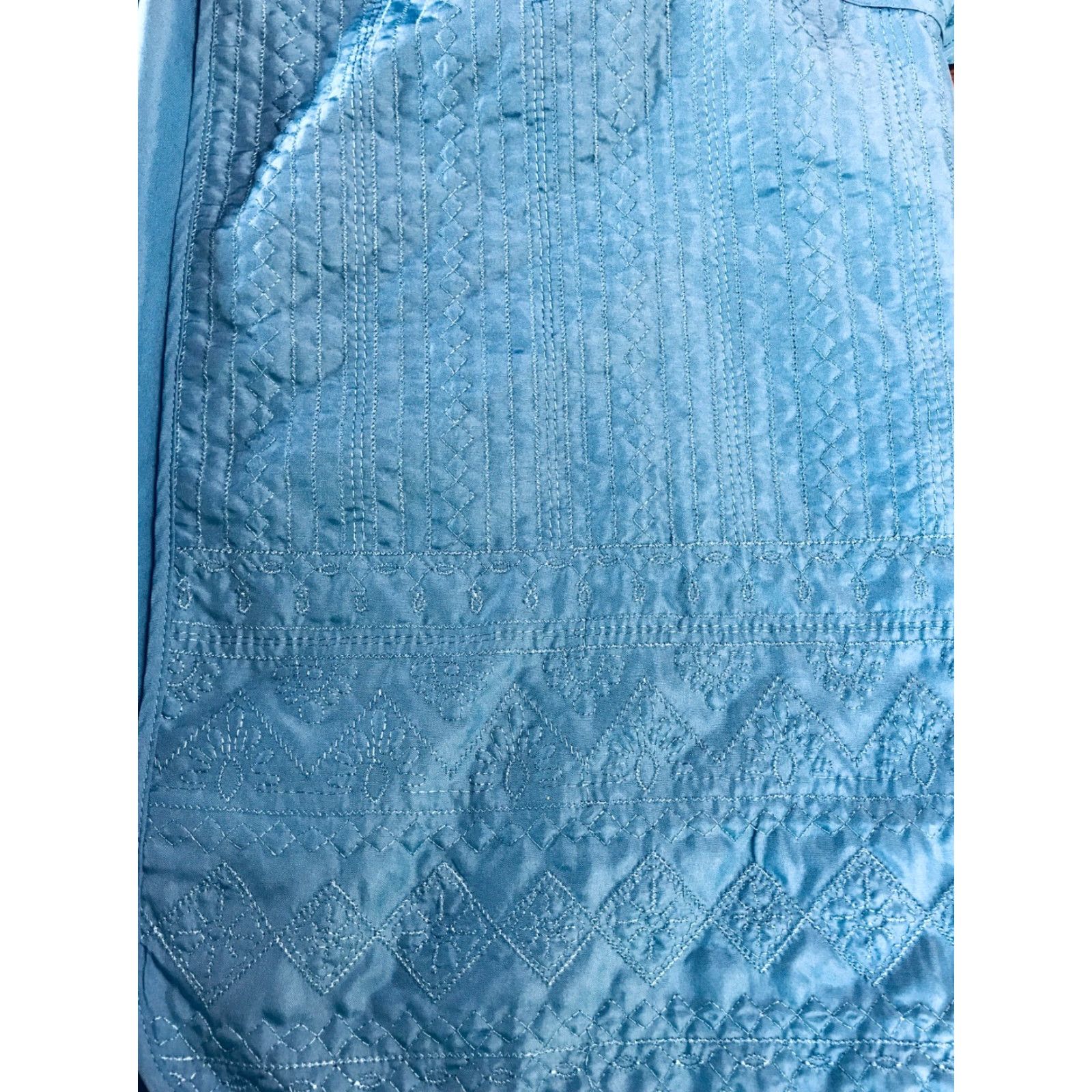 Vintage Alfred Dunner Sweater Womens 18P Petite Blue Open Cardigan Light Jacket Cardigan Open Fall Winter Spring Casual Travel Womens Size XXL / US 16-18 / IT 52-54 - 2 Thumbnail
