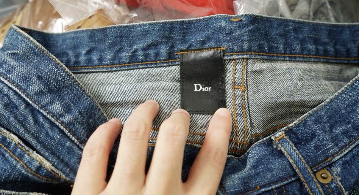 Dior Dior Homme Washed Blue Ghost Claw Jeans Size US 28 / EU 44 - 8 Thumbnail