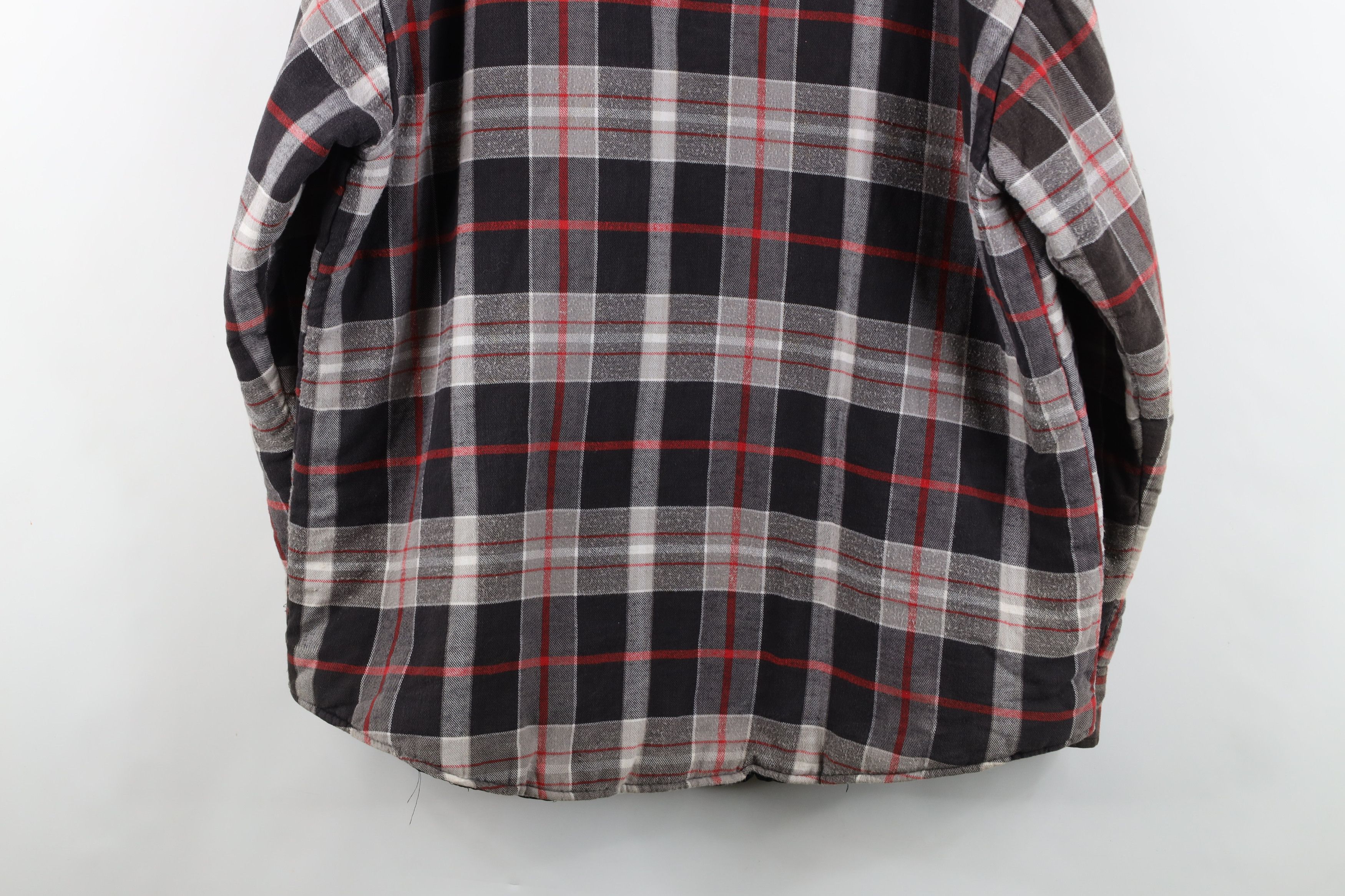 Vintage Vintage 90s Streetwear Flannel Button Shirt Jacket Jac Shirt Size US XXL / EU 58 / 5 - 14 Thumbnail