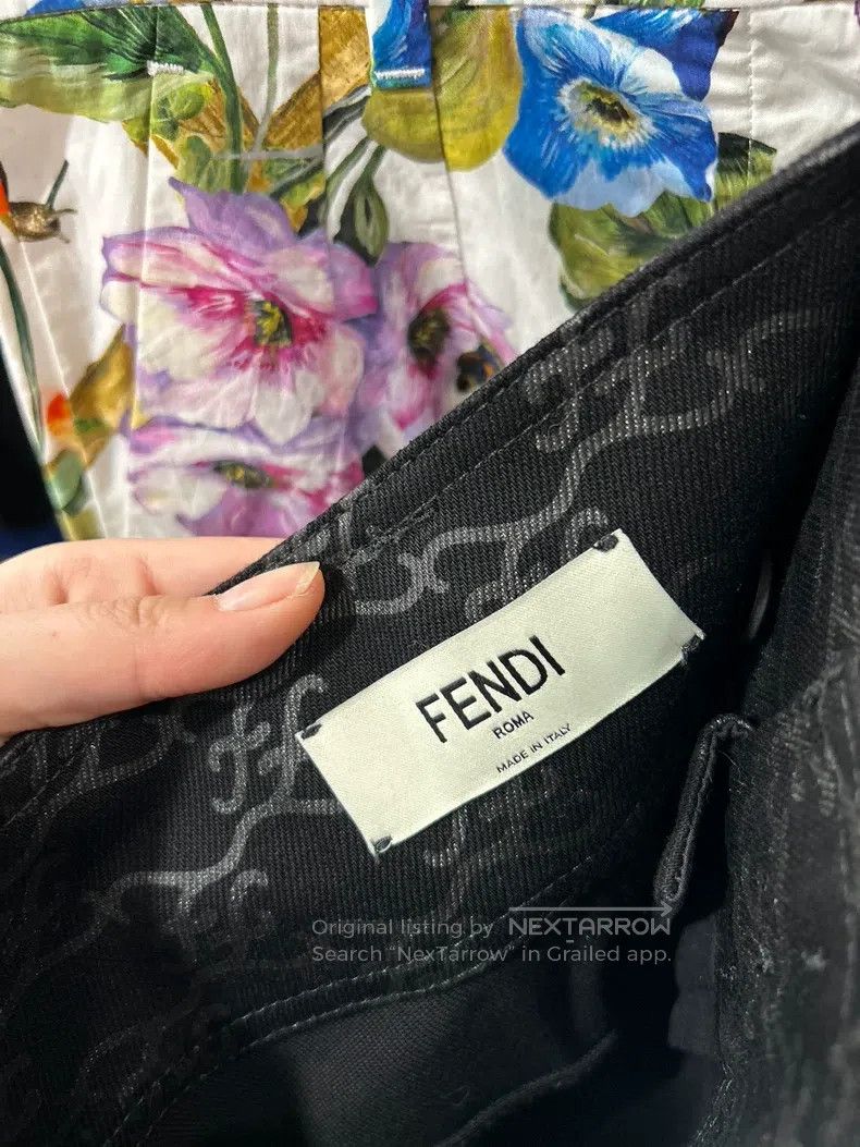 Fendi Fendi Wool Mohair and Fox Fur Knit Dress Size 42" / US 20 - 5 Thumbnail