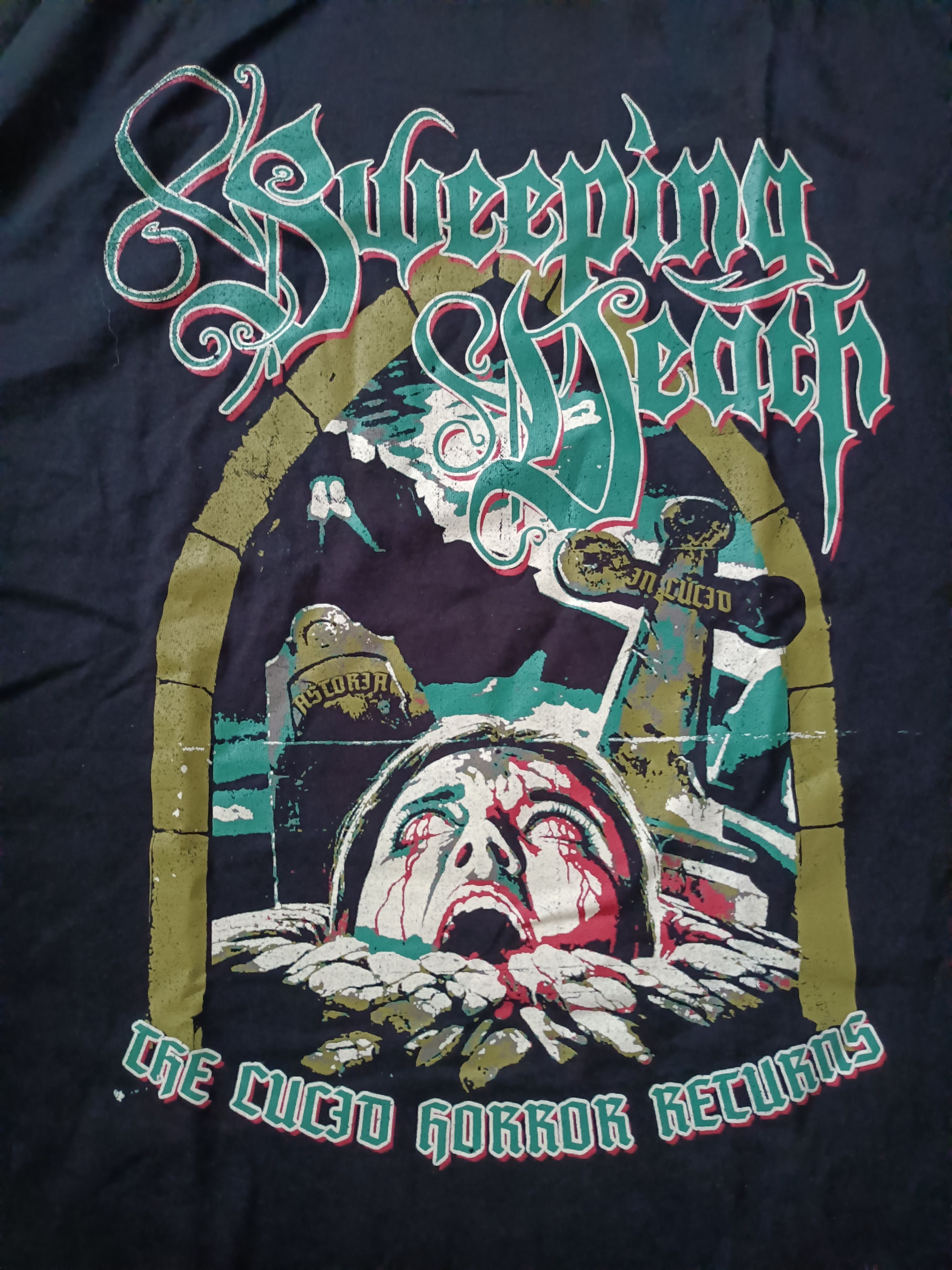 Band Tees Sweeping Death "The Lucio Horror returns" T-Shirt Size US XL / EU 56 / 4 - 2 Thumbnail