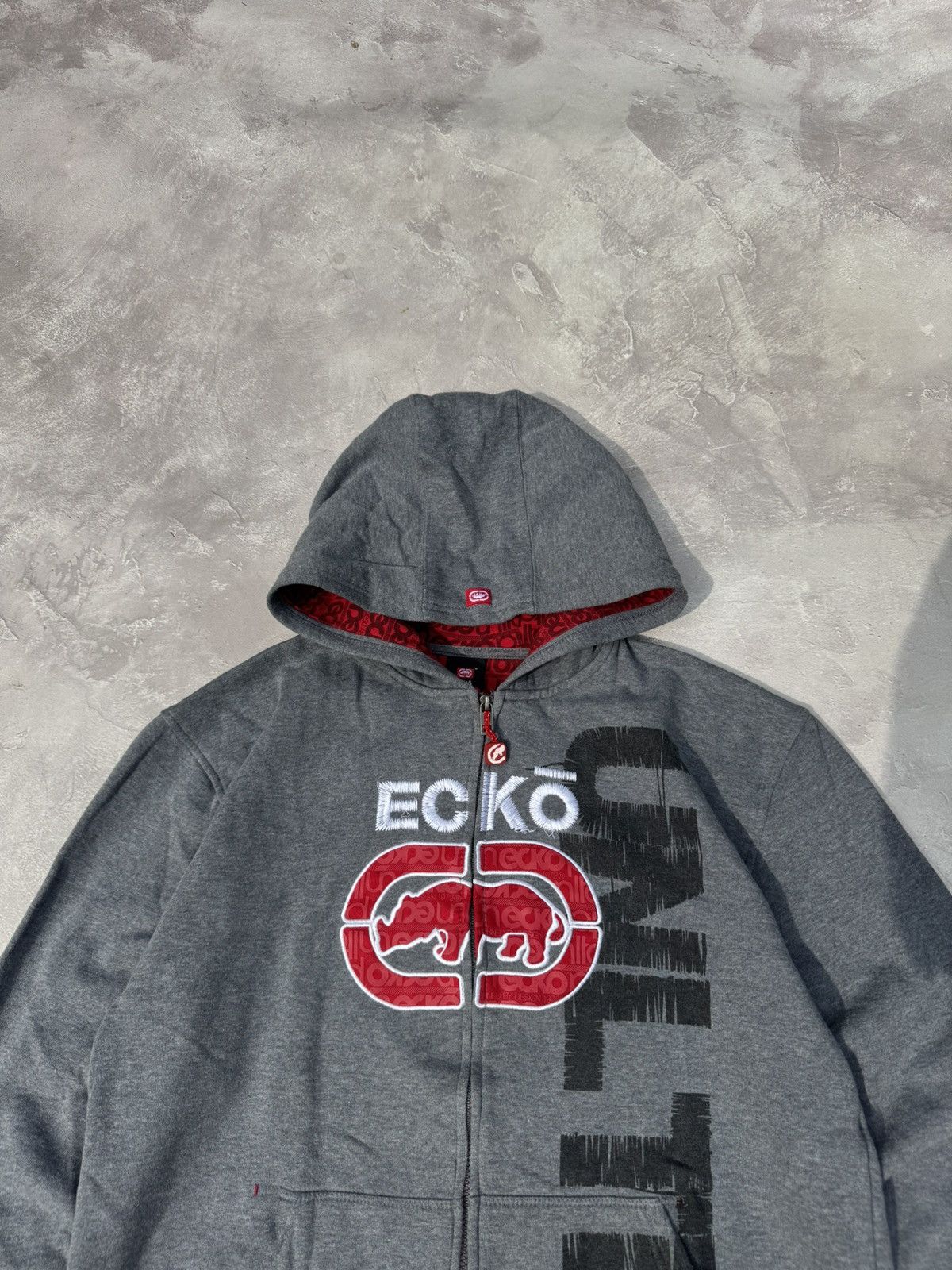 Ecko Unltd. Vintage Ecko Untdl Unisex Graffiti Zip Hoodie Size US M / EU 48-50 / 2 - 3 Thumbnail