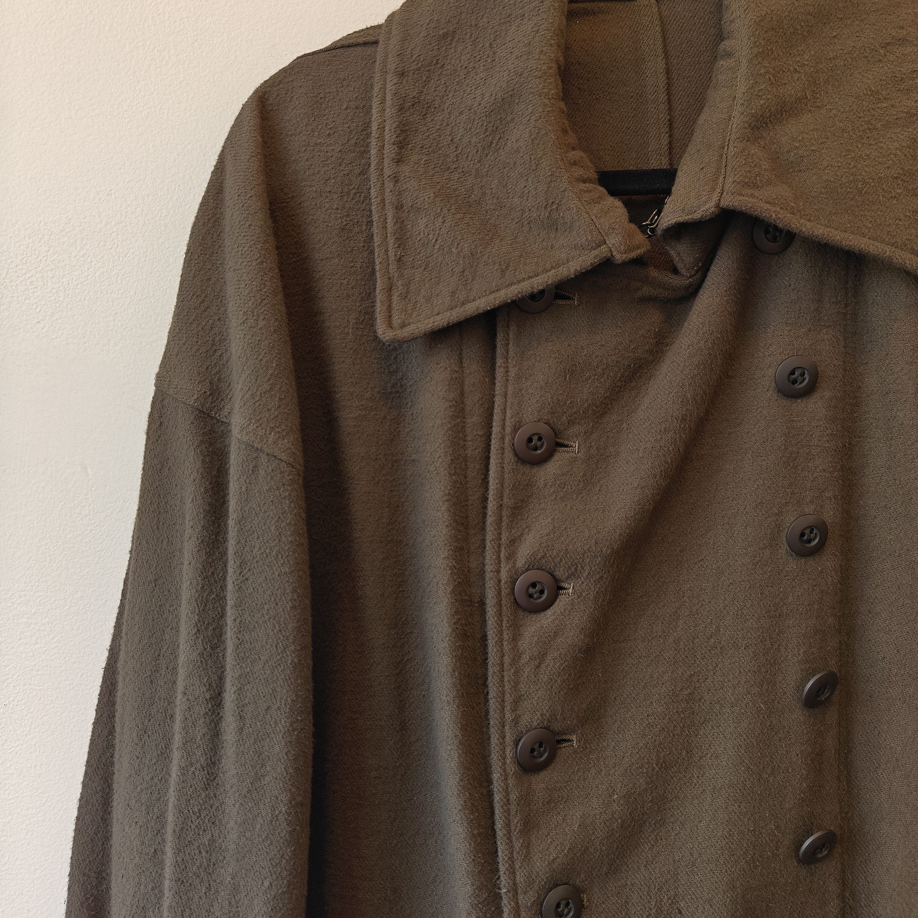 The Viridi-anne NWT BRUSHED TWILL Double Breasted JACKET Size 2/M $1135 Size US M / EU 48-50 / 2 - 4 Thumbnail