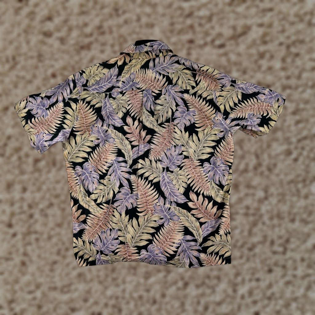 Vintage Excellent Of Hawaii Shirt Mens XL Black Palm Leaf Button Up Hidden Gem? Size US XL / EU 56 / 4 - 1 Thumbnail