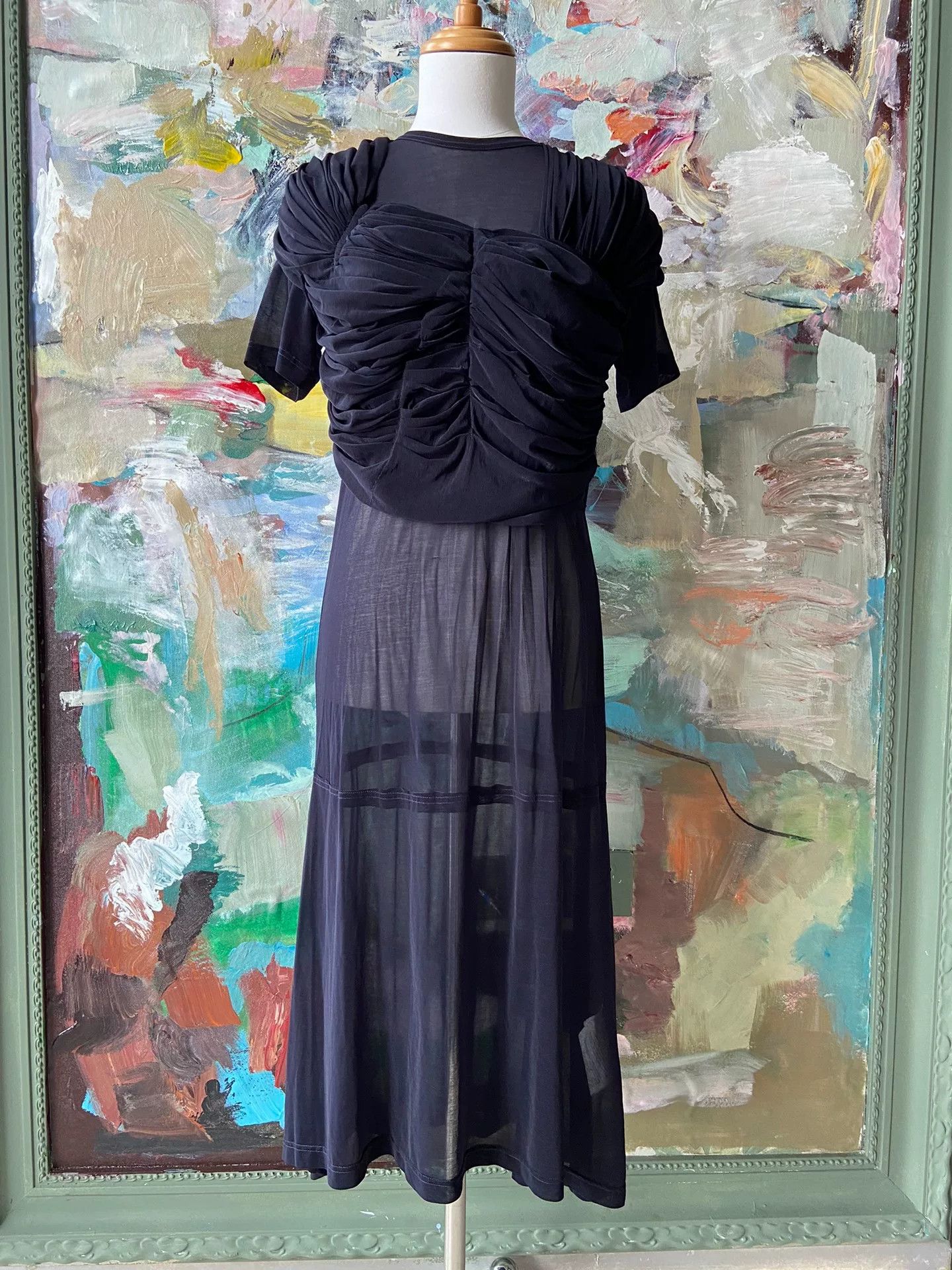 Comme des Garcons Comme des Garcons Sheer Deformed Dress Size US 38 / EU 54 - 1 Thumbnail
