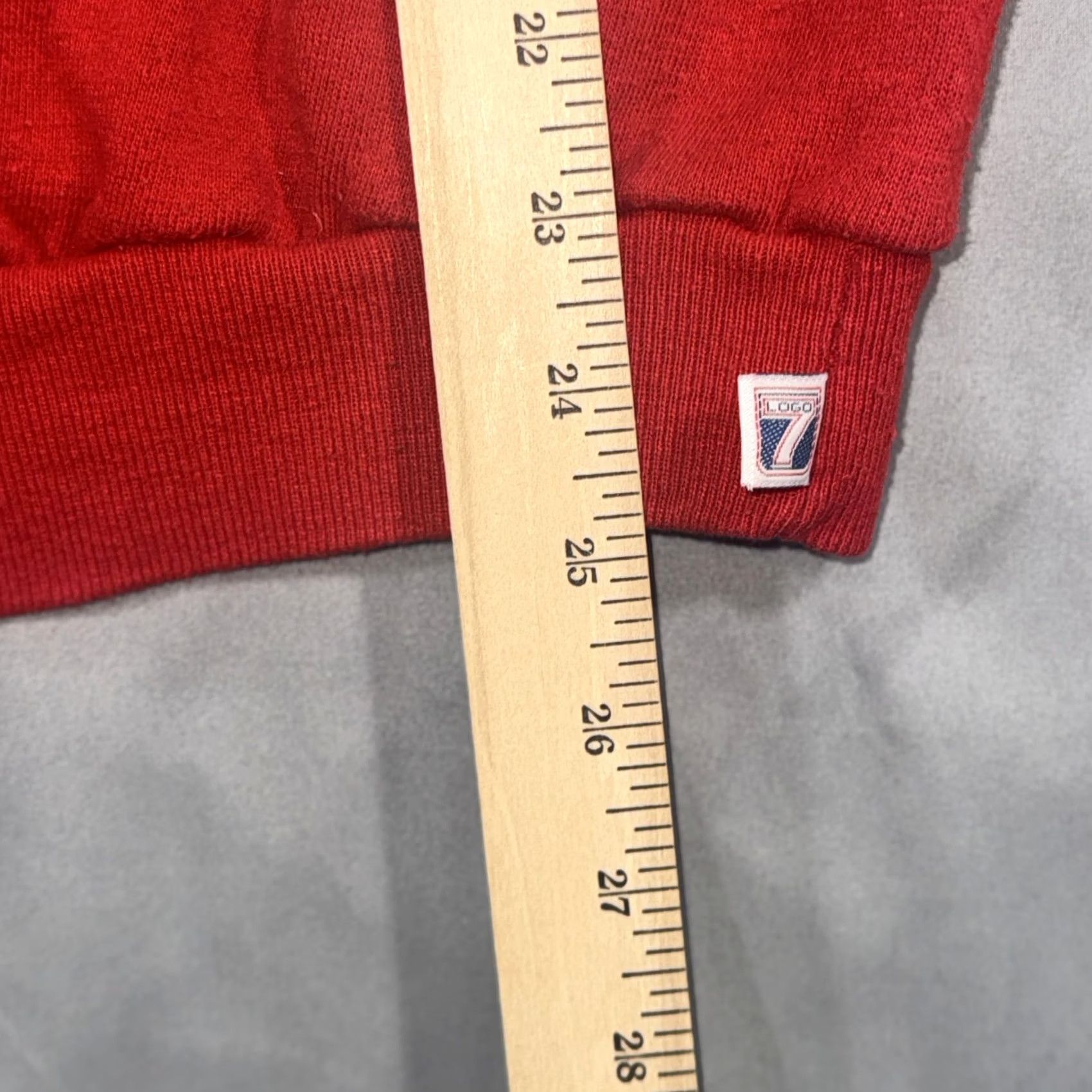 Logo 7 VINTAGE San Francisco 49ers Sweatshirt Women’s L Red Logo 7 NFL Football Crewneck Size L / US 10 / IT 46 - 7 Thumbnail