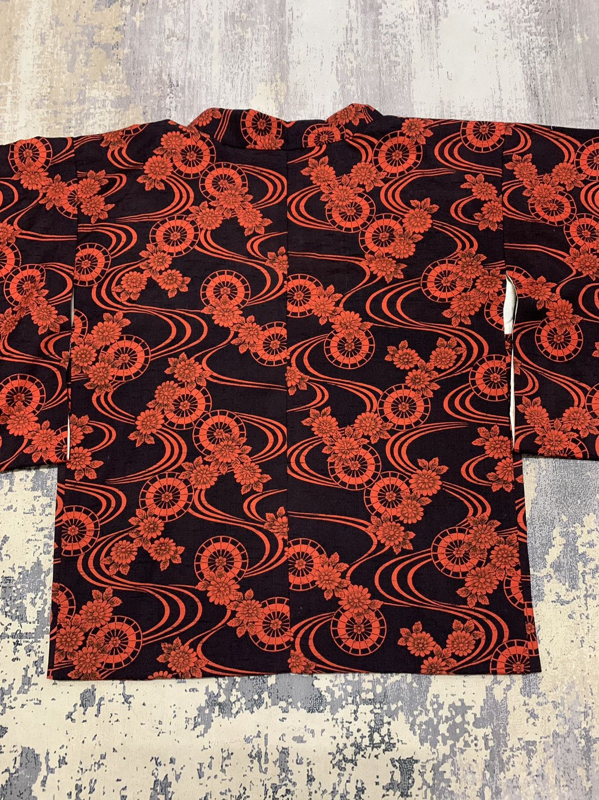 Japanese Brand Vintage Japanese Traditional Floral Pattern Kimono Size US L / EU 52-54 / 3 - 7 Thumbnail
