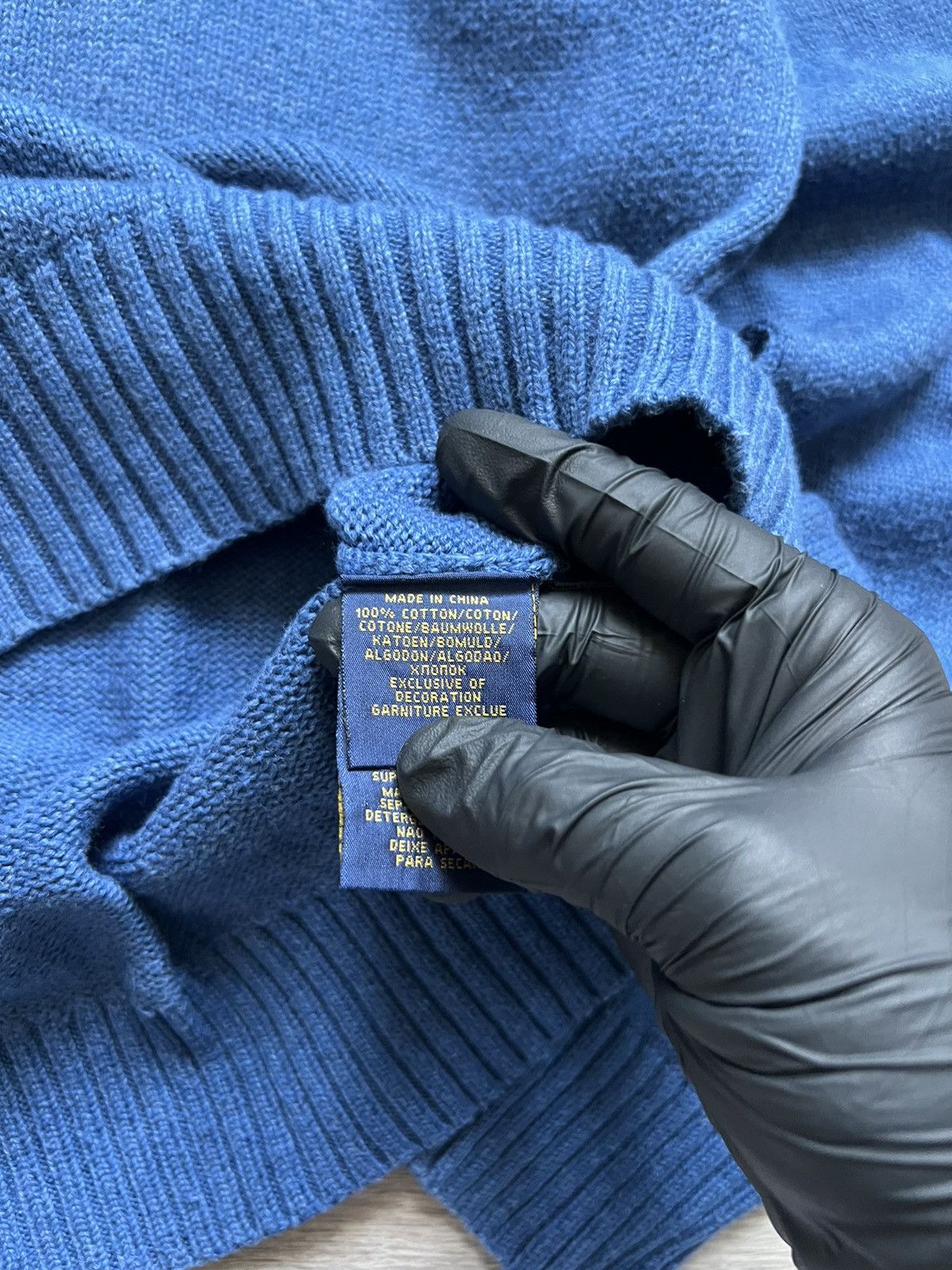 Ralph Lauren Vintage POLO RALPH LAUREN 1/4 Zip Sweater Old Money Size US L / EU 52-54 / 3 - 5 Thumbnail