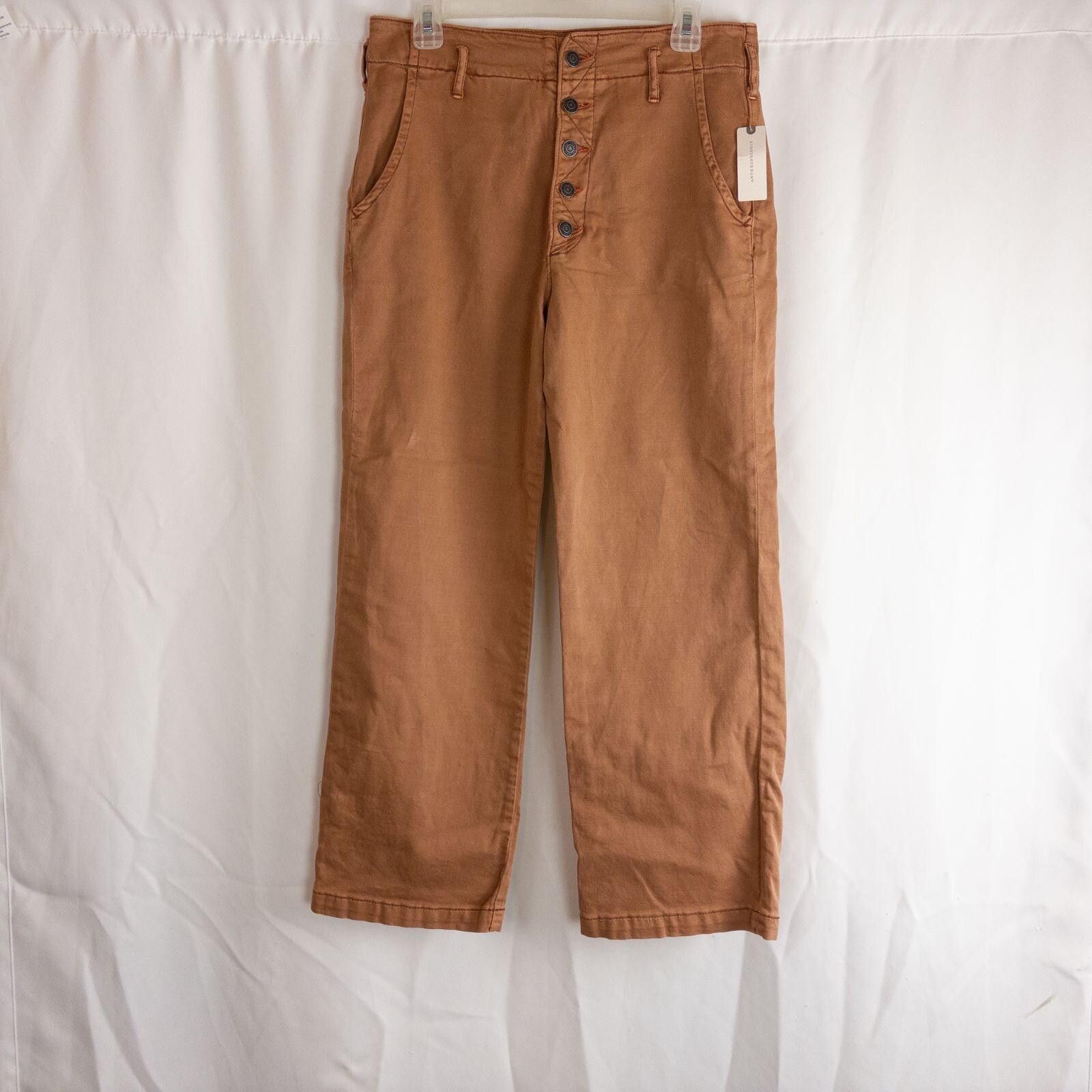 Other Anthropologie Pilcro & Letterpress Terra Cotta Pant Women 27 Size 27" / US 4 / IT 40 - 3 Thumbnail