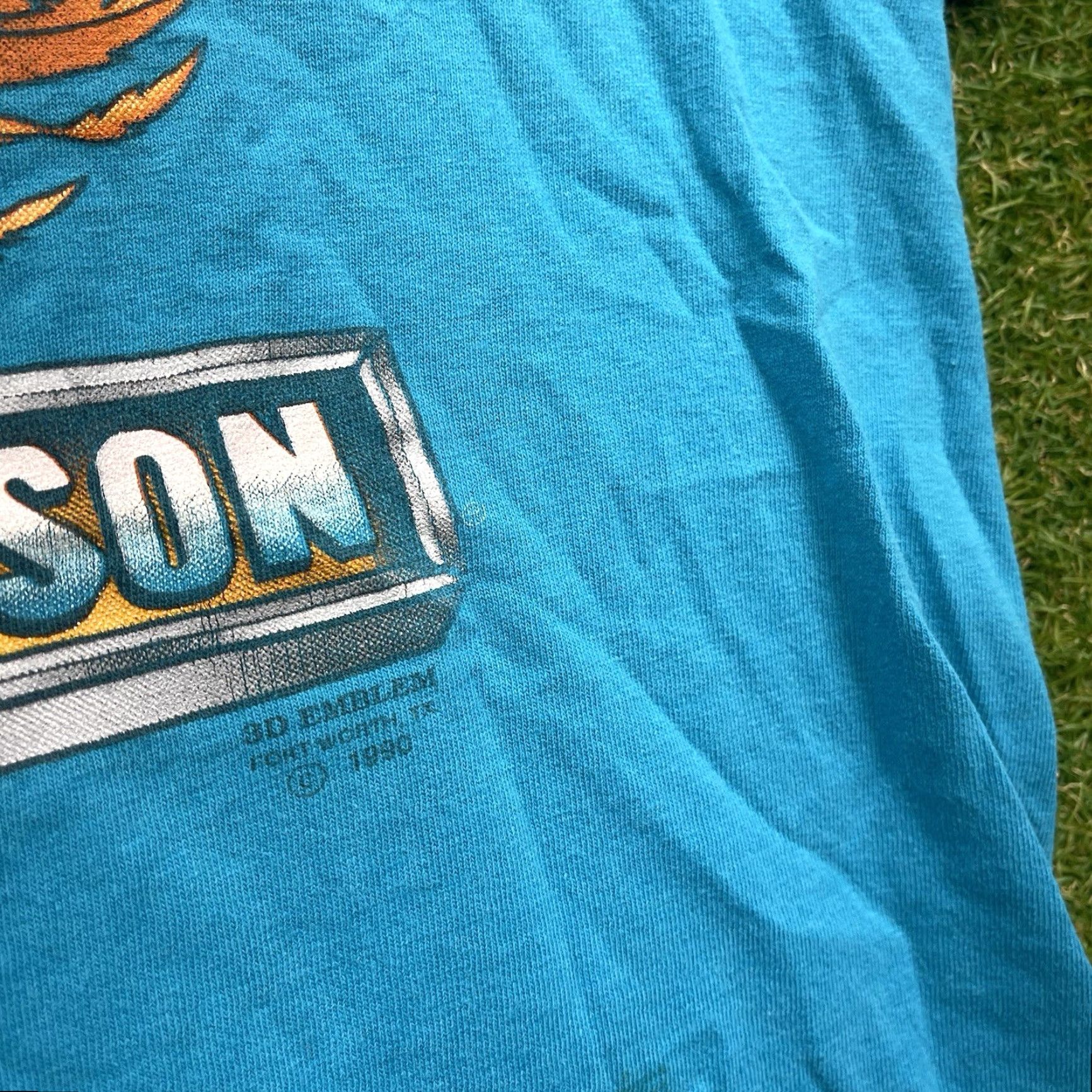 Harley Davidson Harley-Davidson Shirt Mens L Blue 1990s Vintage Graphic Tee Motorcycle USA 3D Emblem concep t Size US L / EU 52-54 / 3 - 4 Thumbnail