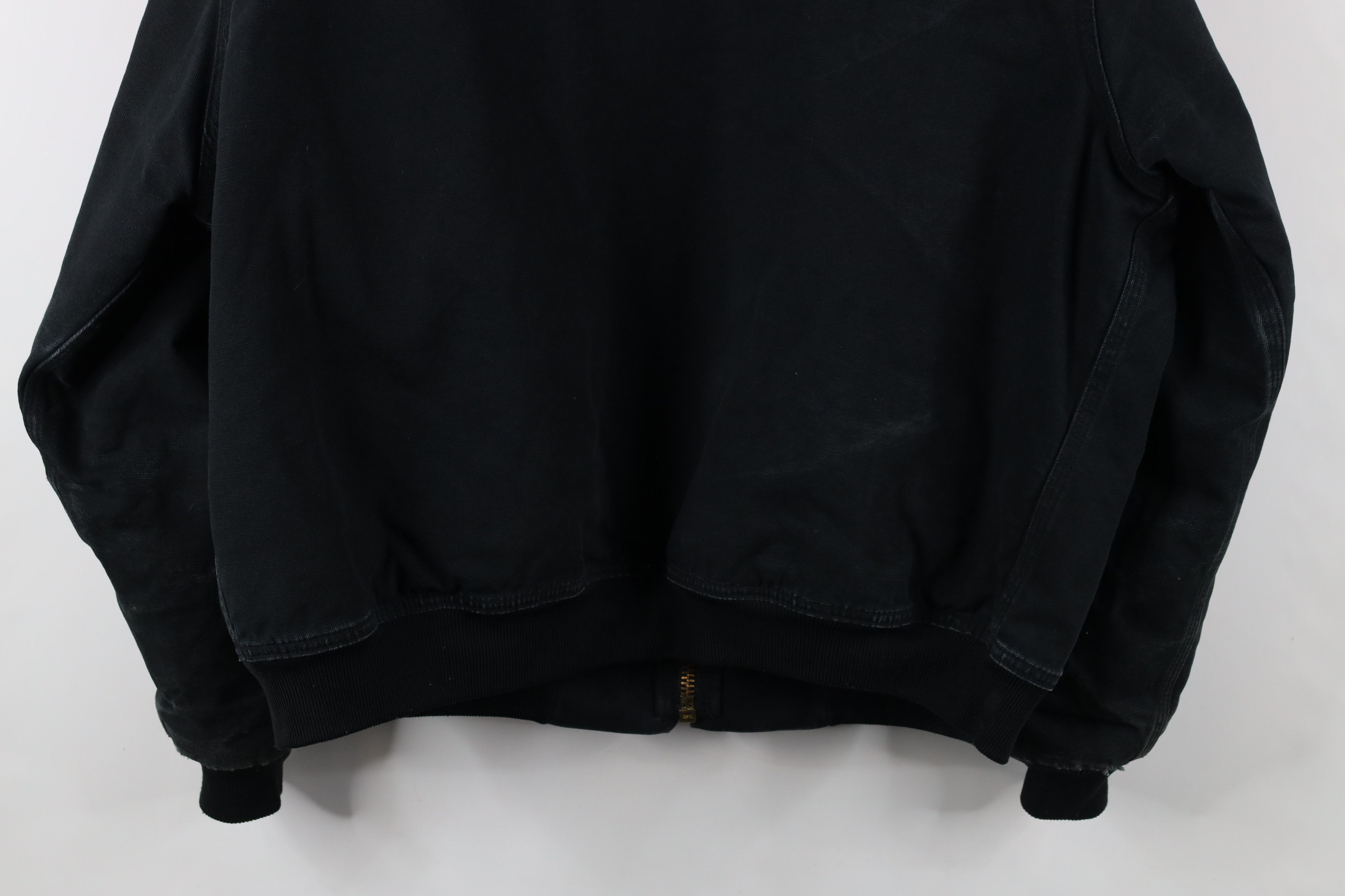 Dickies × Vintage Vintage 90s Dickies Out Quilted Canvas Hooded Jacket Black Size US XL / EU 56 / 4 - 17 Thumbnail