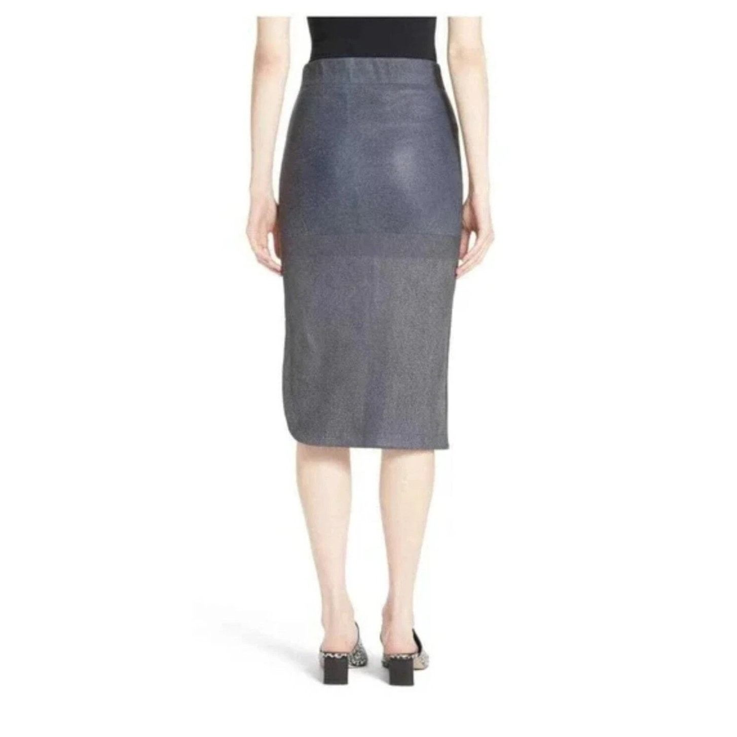 Zero + Maria Cornejo ZERO + MARIA CORNEJO Rai Leather Curved Skirt Size 6 Size 28" / US 6 / IT 42 - 2 Thumbnail