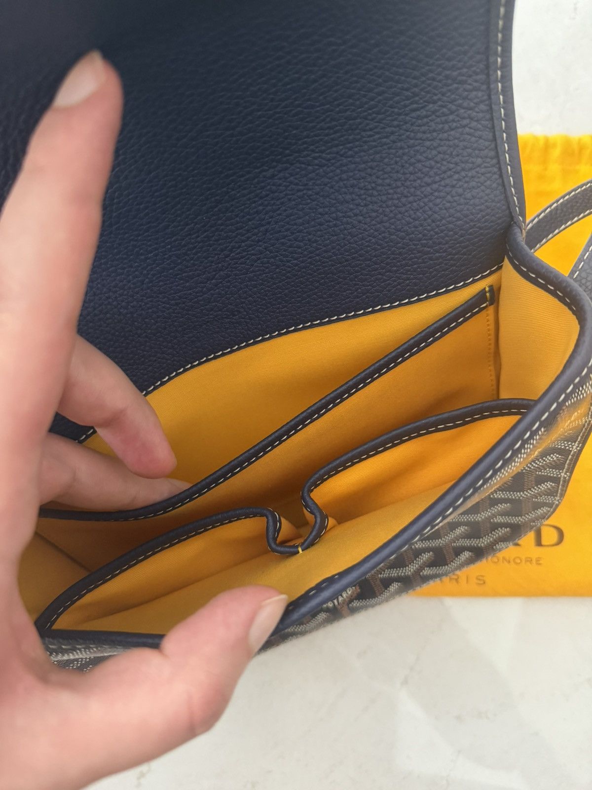 Goyard Goyard PM Belvedere Blue Monogram Bag Size ONE SIZE - 8 Thumbnail