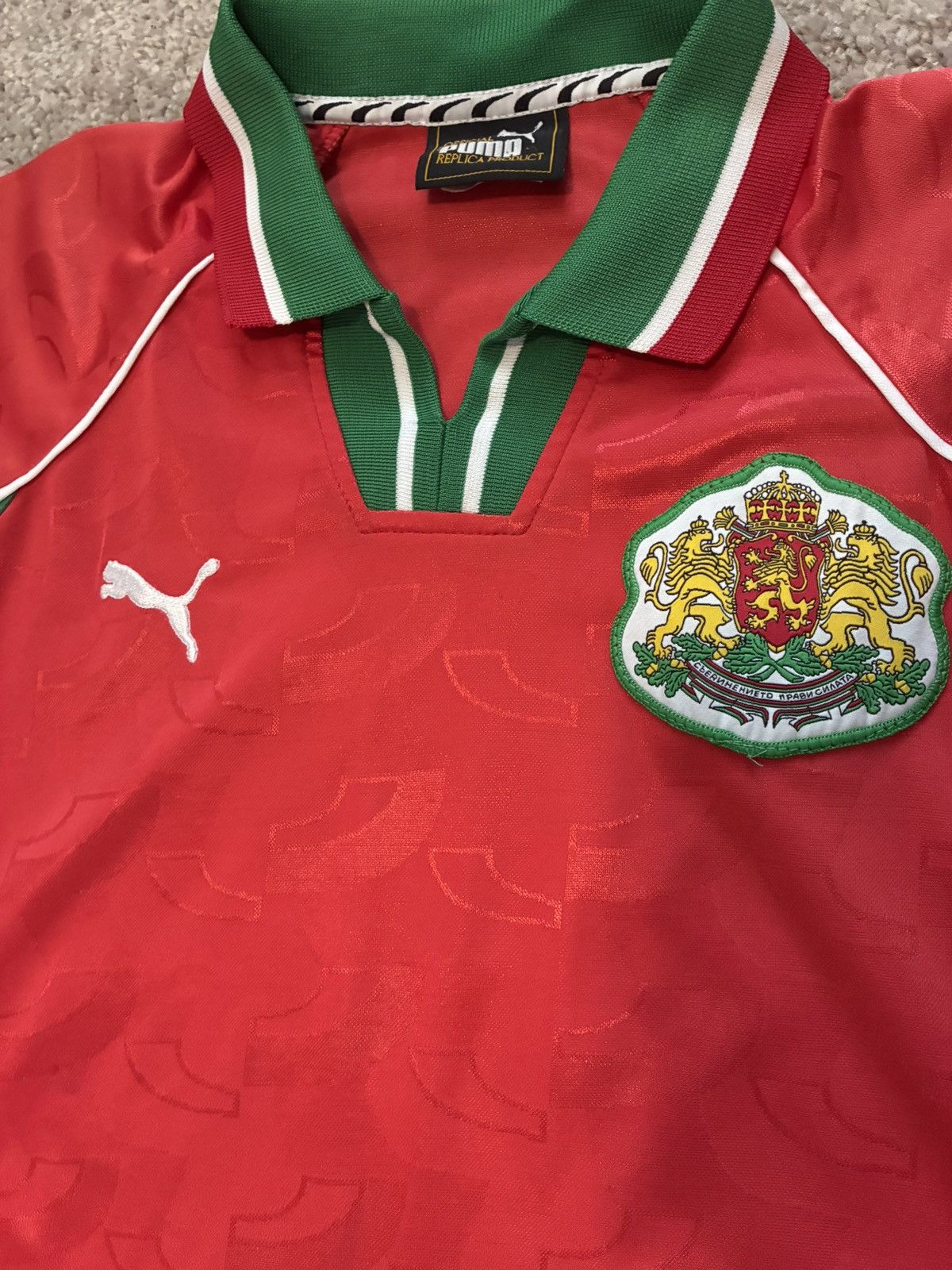 Puma 1998 Bulgaria Away Jersey Size US L / EU 52-54 / 3 - 4 Thumbnail