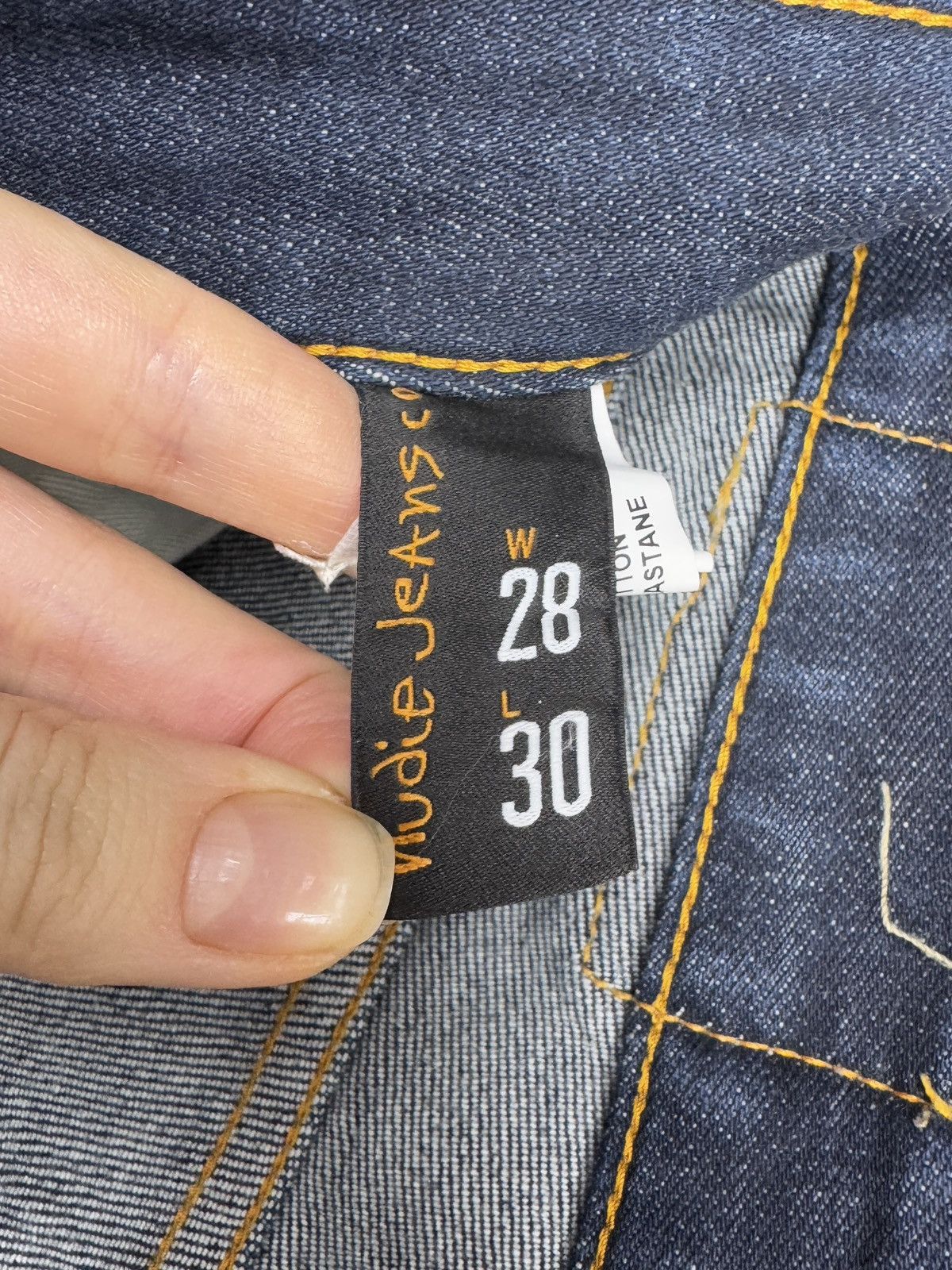 Nudie Jeans NUDIE JEANS MAN SKINNY LIN RINSE SELVAGE STR Size W28/L30 Size US 28 / EU 44 - 12 Thumbnail