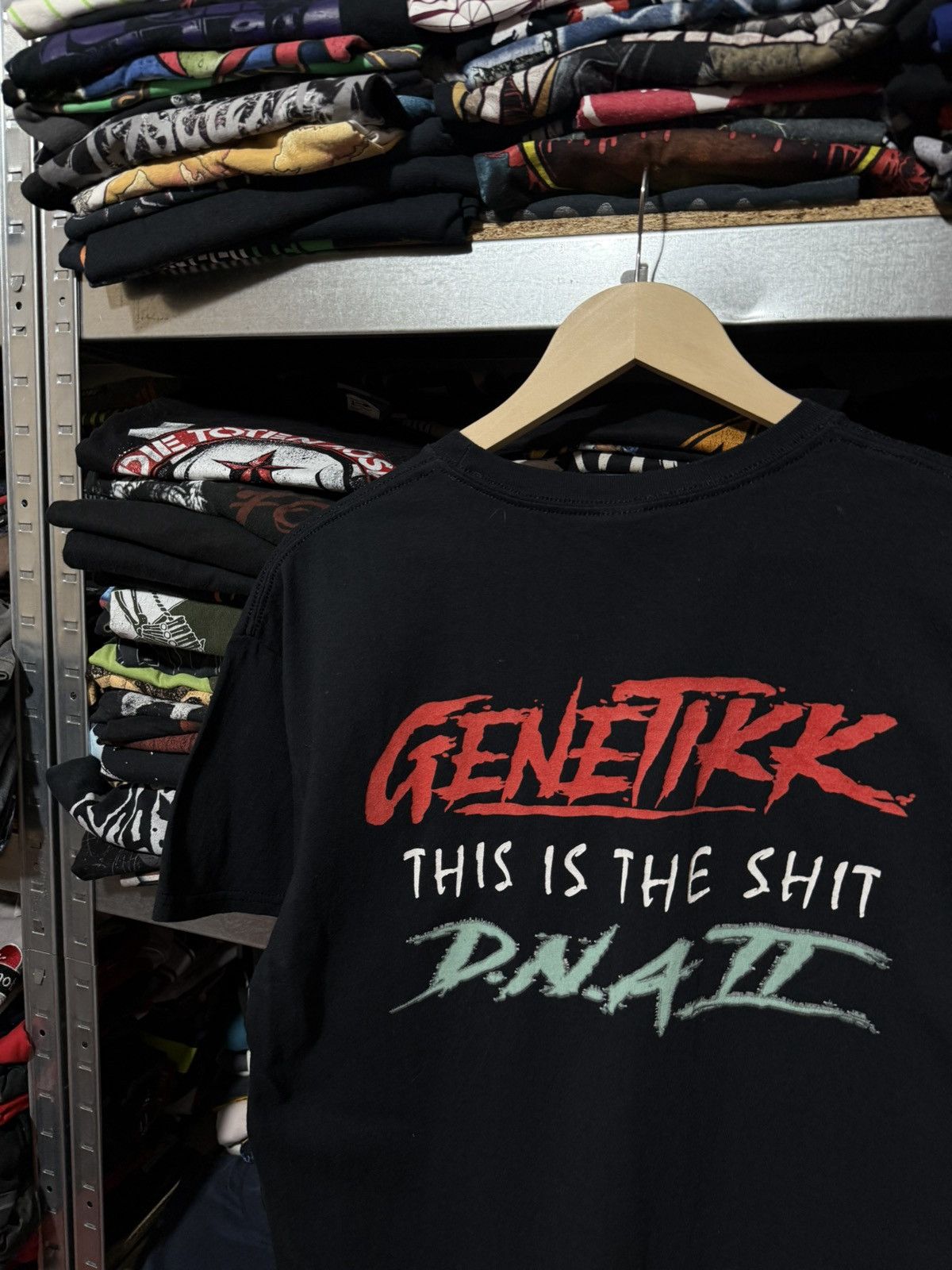 Band Tees Rare Geneteikk Rock Band Promo Tour T-Shirt Y2K Hype Size US L / EU 52-54 / 3 - 4 Thumbnail