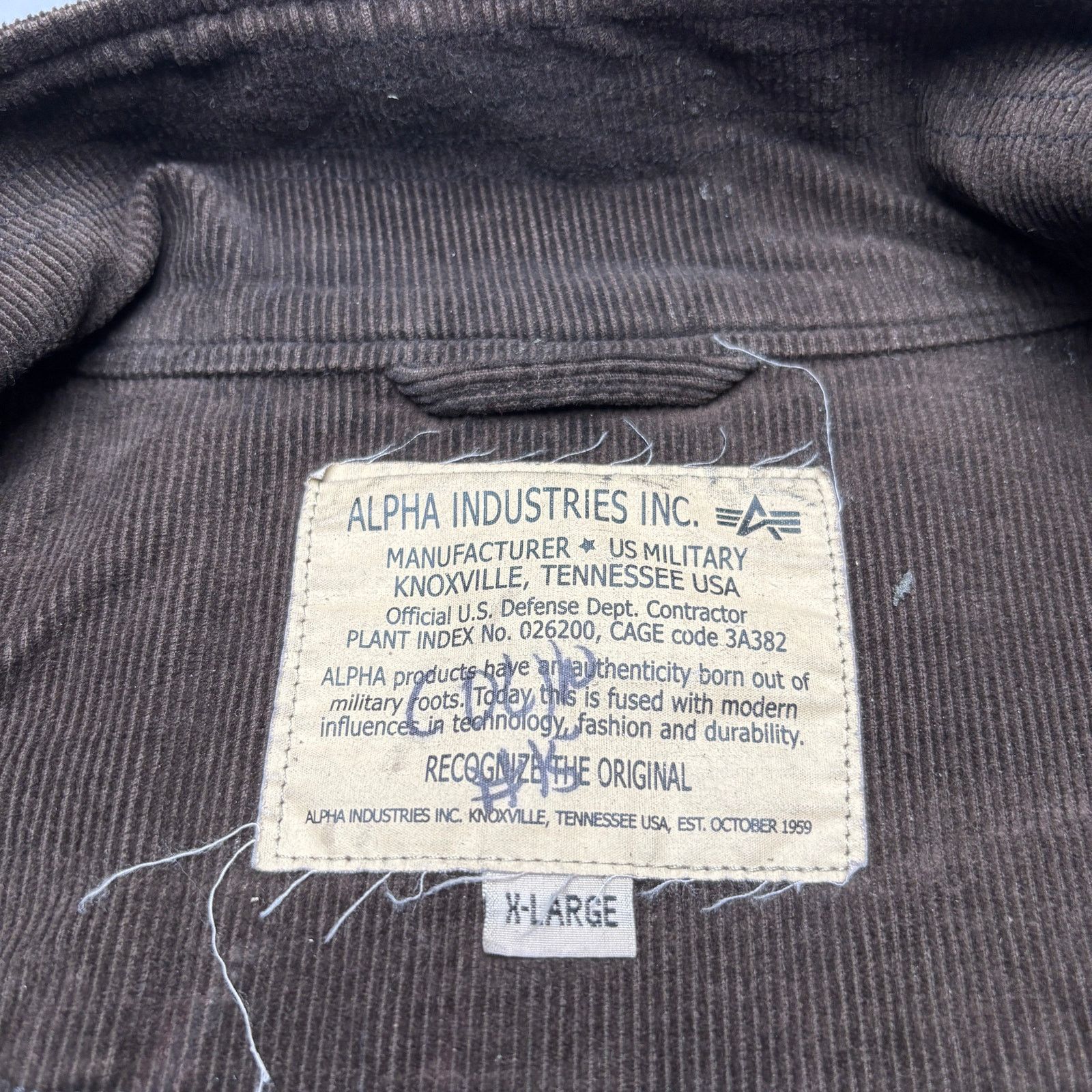 Alpha Industries Rare Alpha Industries M65 Corduroy Jacket Men's XL Military Size US XL / EU 56 / 4 - 4 Thumbnail