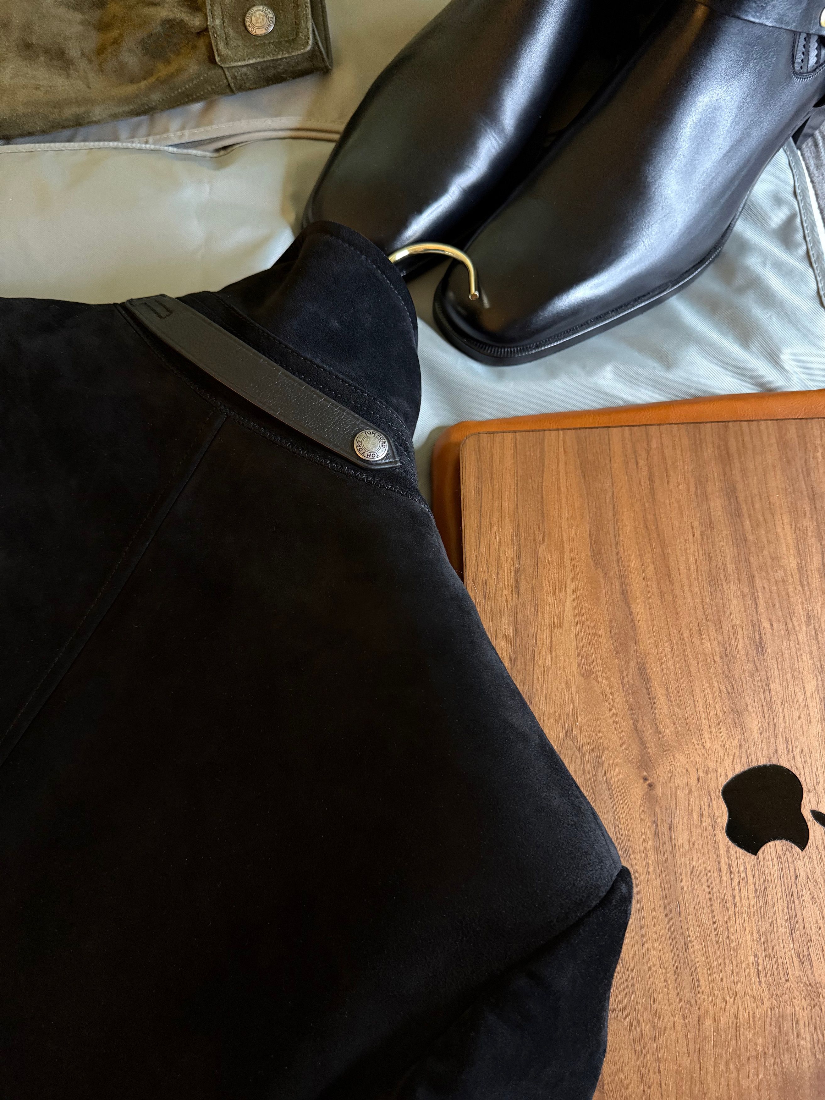 Tom Ford A Menswear Grail $10-$14K Rare Coveted Suede Leather Jacket Size US M / EU 48-50 / 2 - 19 Thumbnail